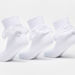 Frill Detail Ankle Length Socks - Set of 3-Girl%27s Socks & Tights-thumbnail-2