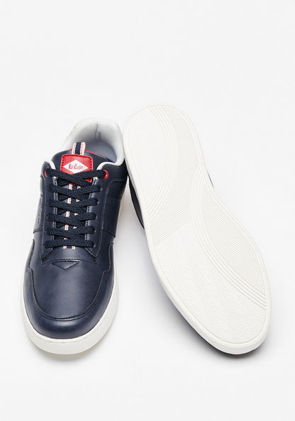 Lee Cooper Men's Low Ankle Sneakers with Lace-Up Closure-Men%27s Sneakers-image-2