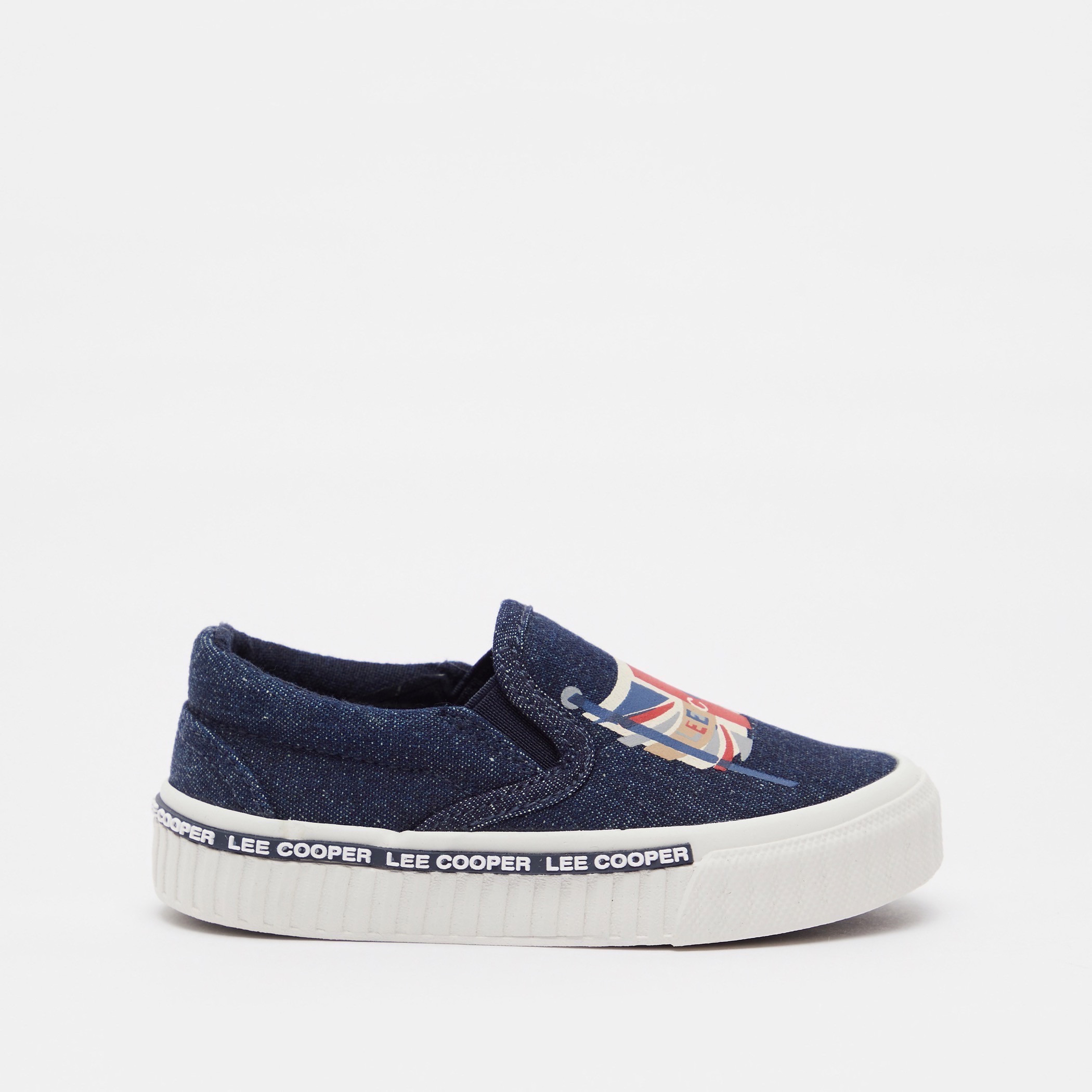 Boys canvas deals slip ons