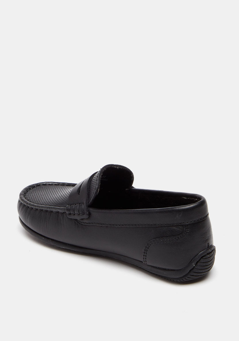 Mister Duchini Textured Slip-On Moccasins-Boy%27s Casual Shoes-image-2