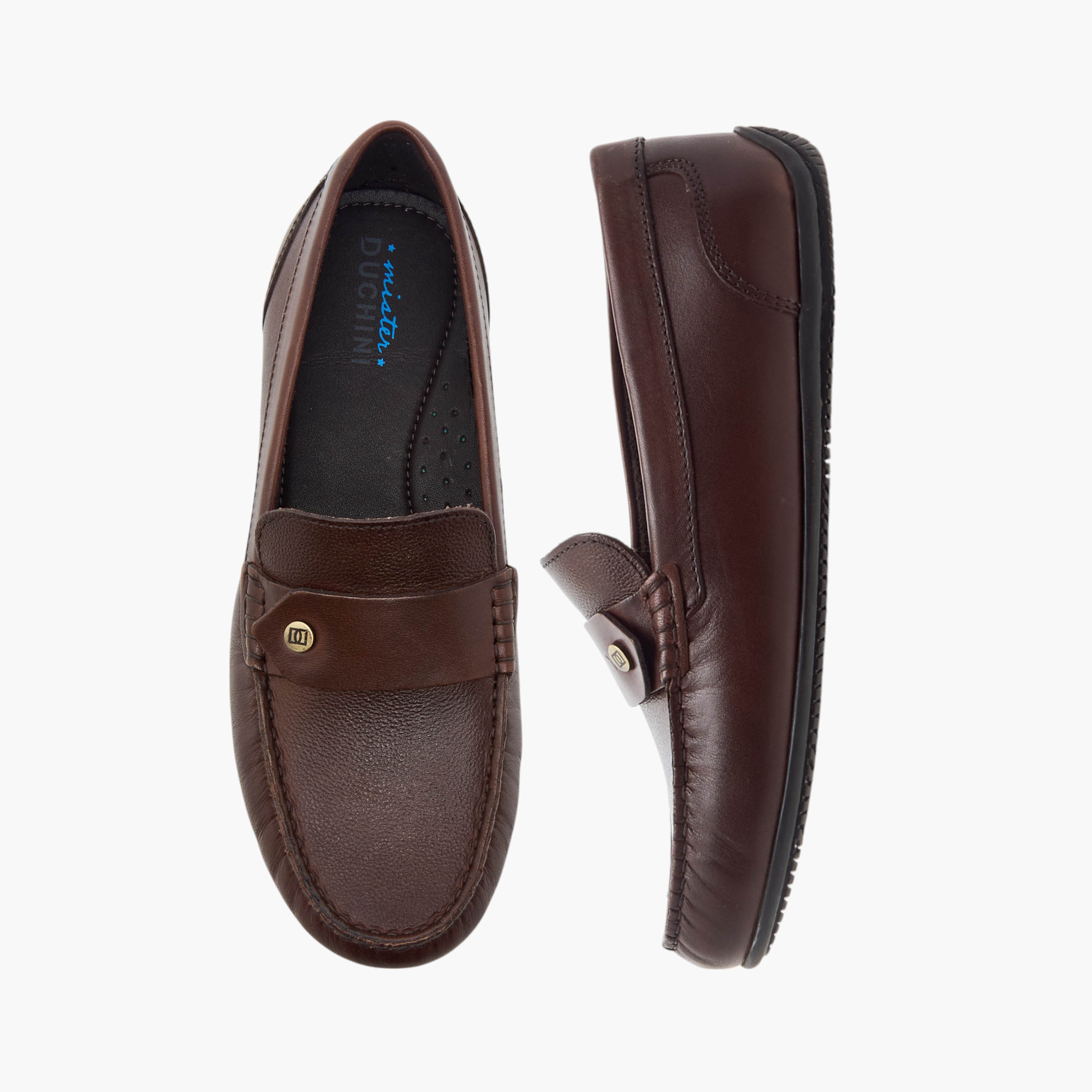 Mister Duchini Textured Slip-On Moccasins-boys-shoes-loafers-image-1