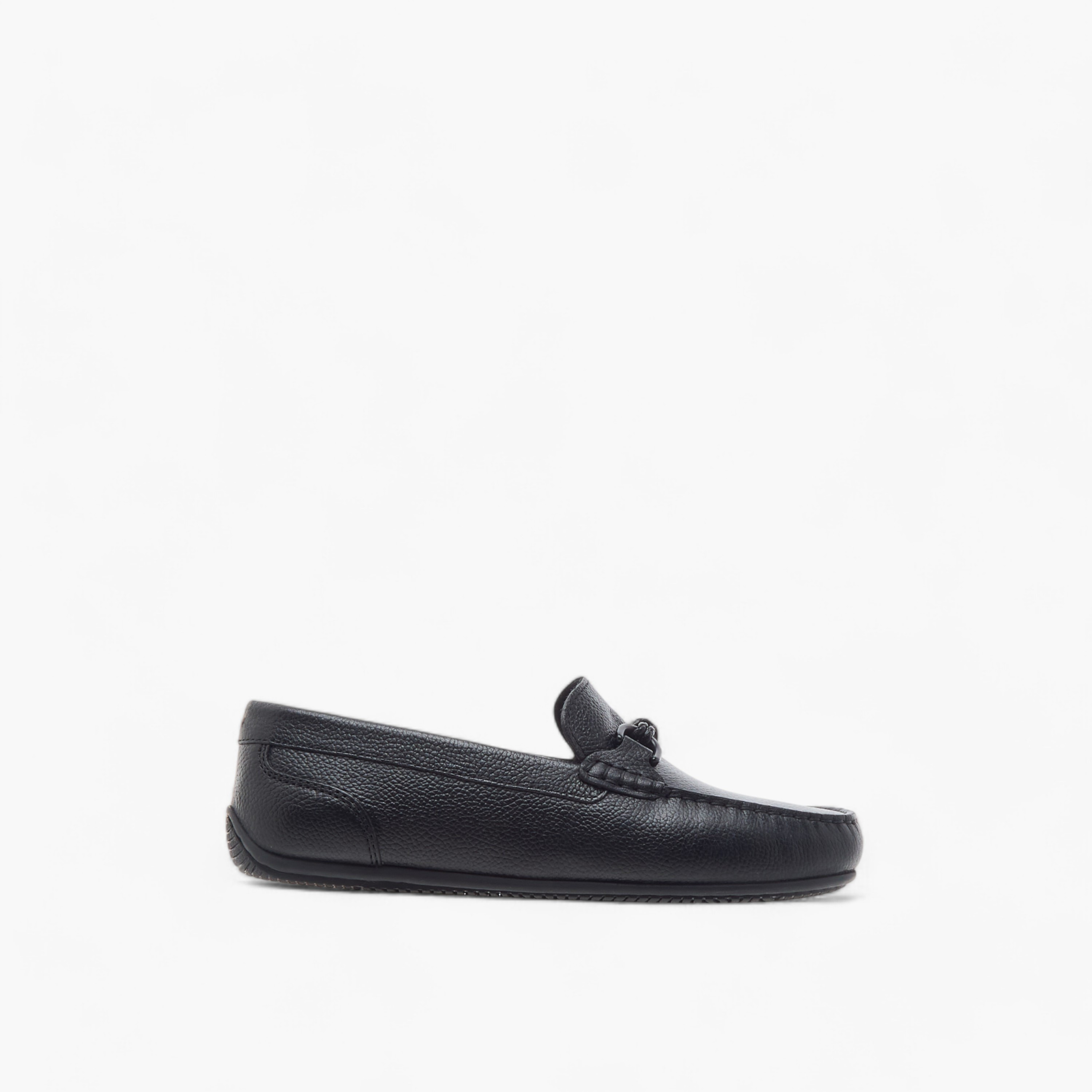 حذاء موكاسين سهل الارتداء وبارز الملمس بزينة معدنية من مستر دوتشيني-boys-shoes-loafers-image-3
