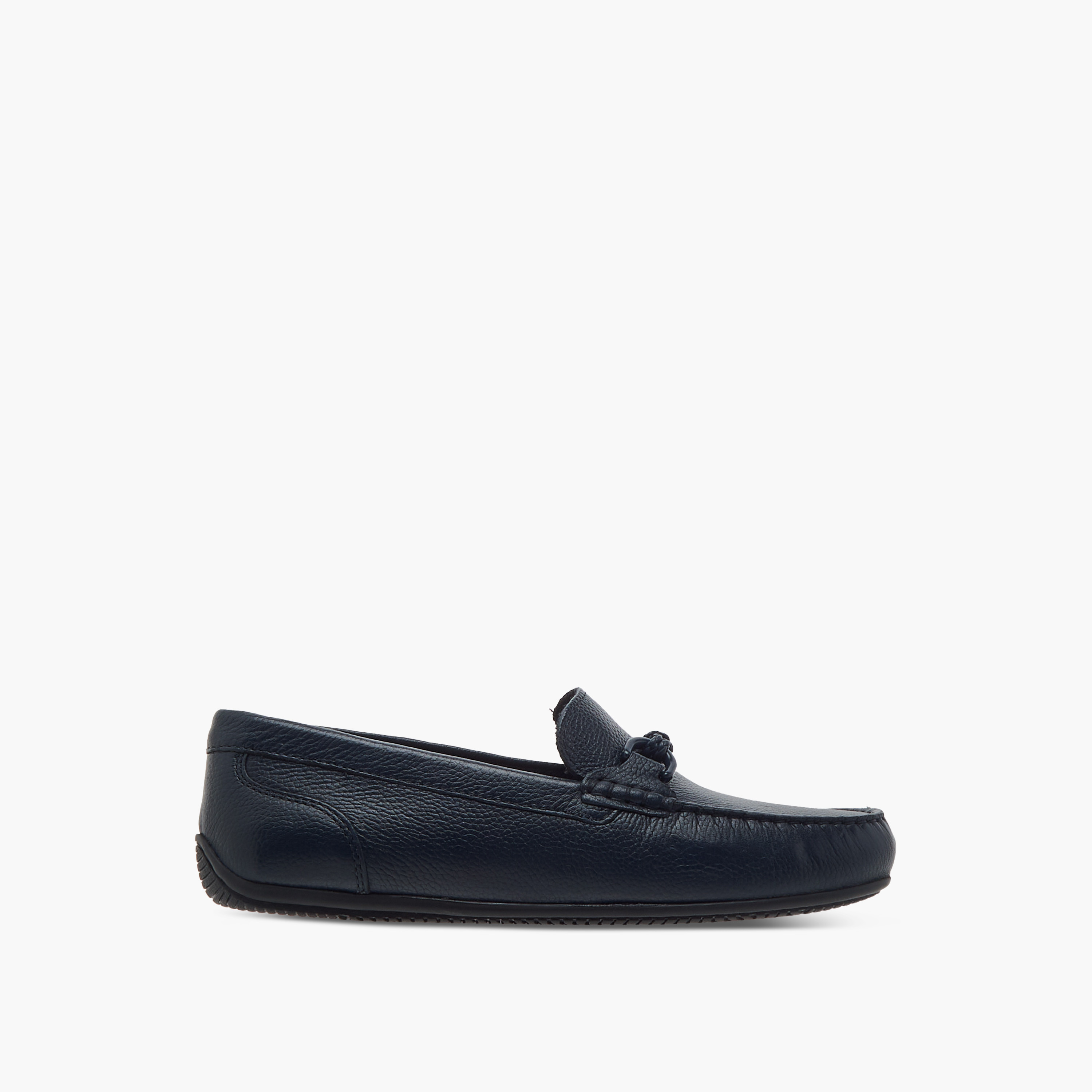 حذاء موكاسين سهل الارتداء وبارز الملمس بزينة معدنية من مستر دوتشيني-boys-shoes-loafers-image-3