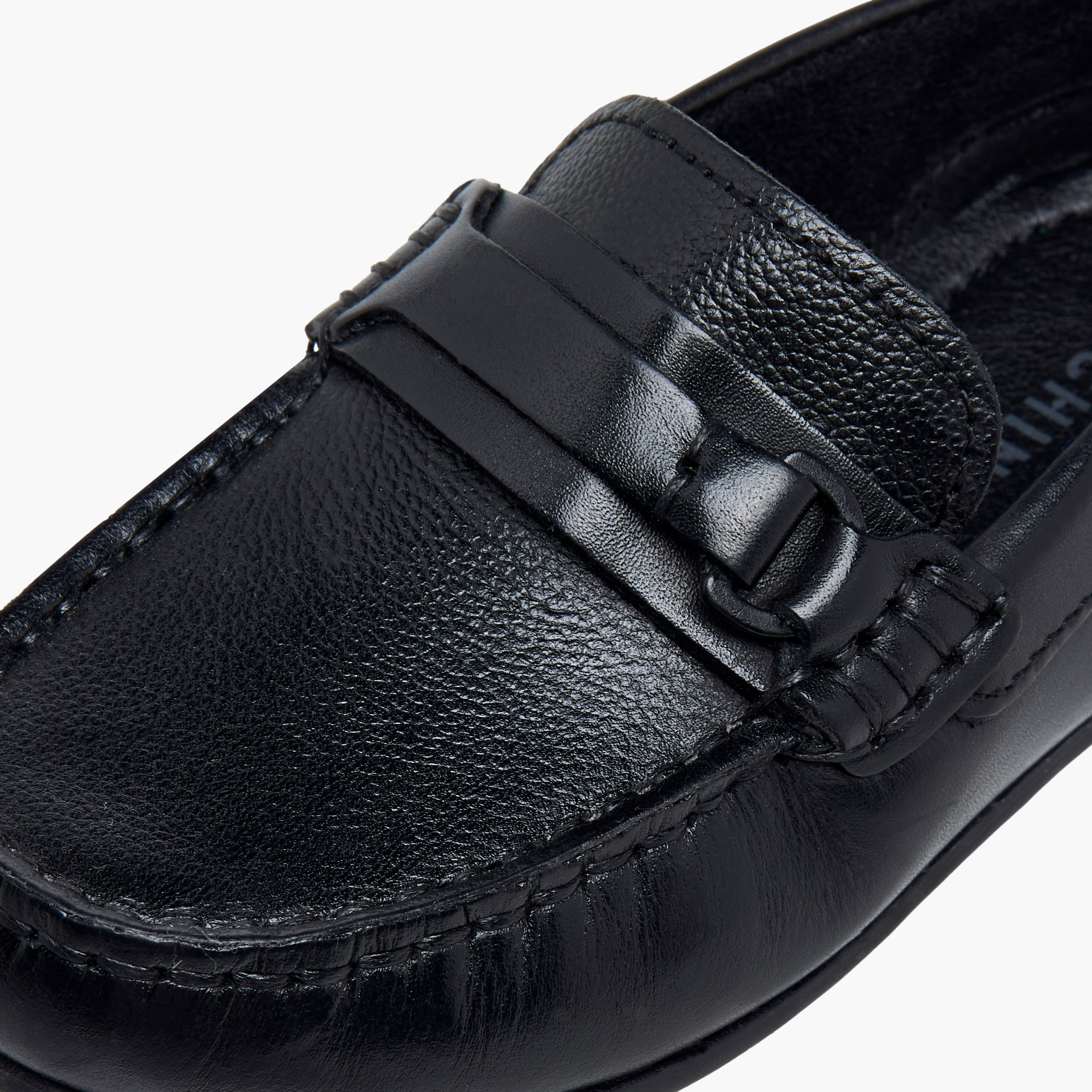 حذاء موكاسين جلد سهل الارتداء للأولاد من مستر دوتشيني-boys-shoes-loafers-image-5