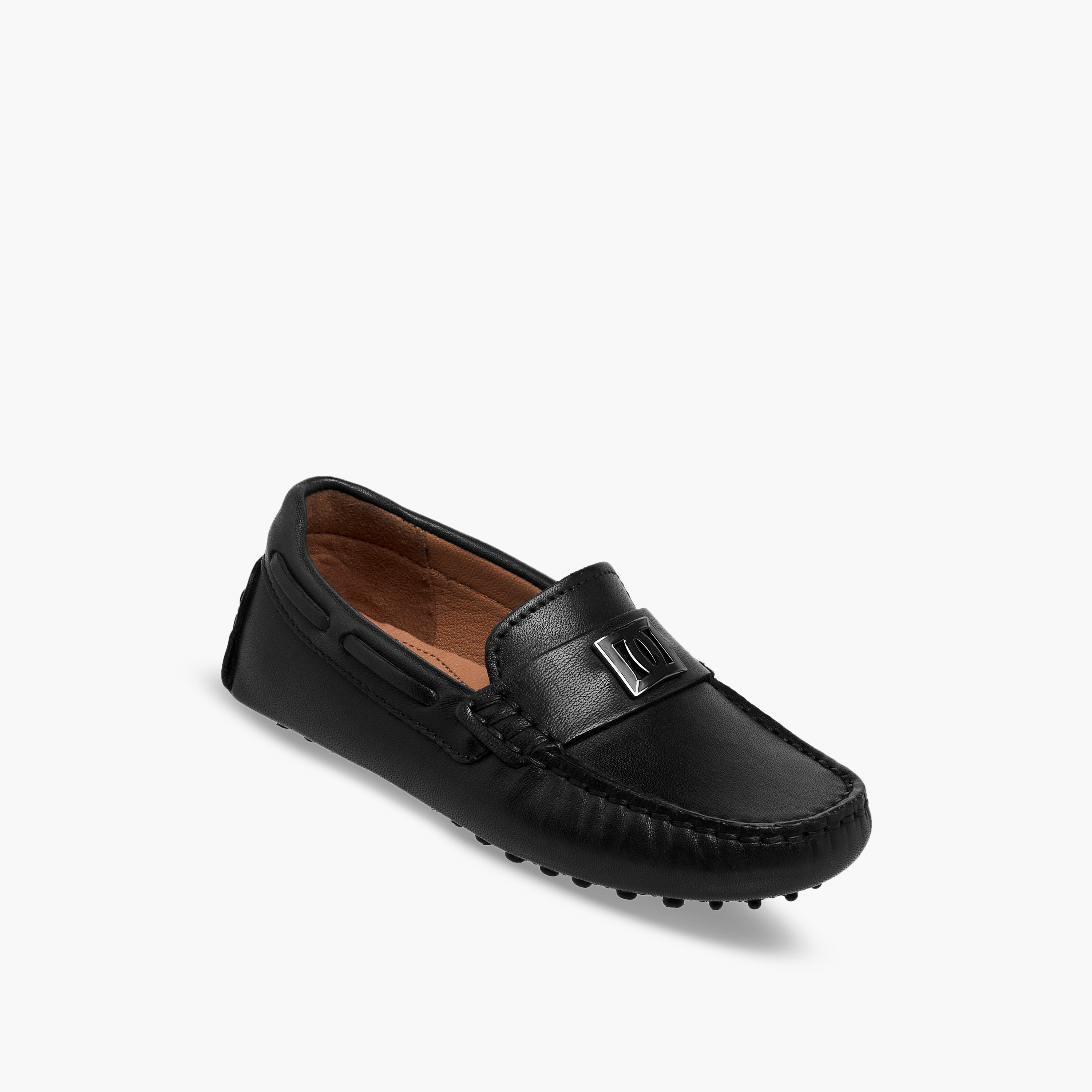 حذاء موكاسين جلد سهل الارتداء للأولاد من مستر دوتشيني-boys-shoes-loafers-image-3
