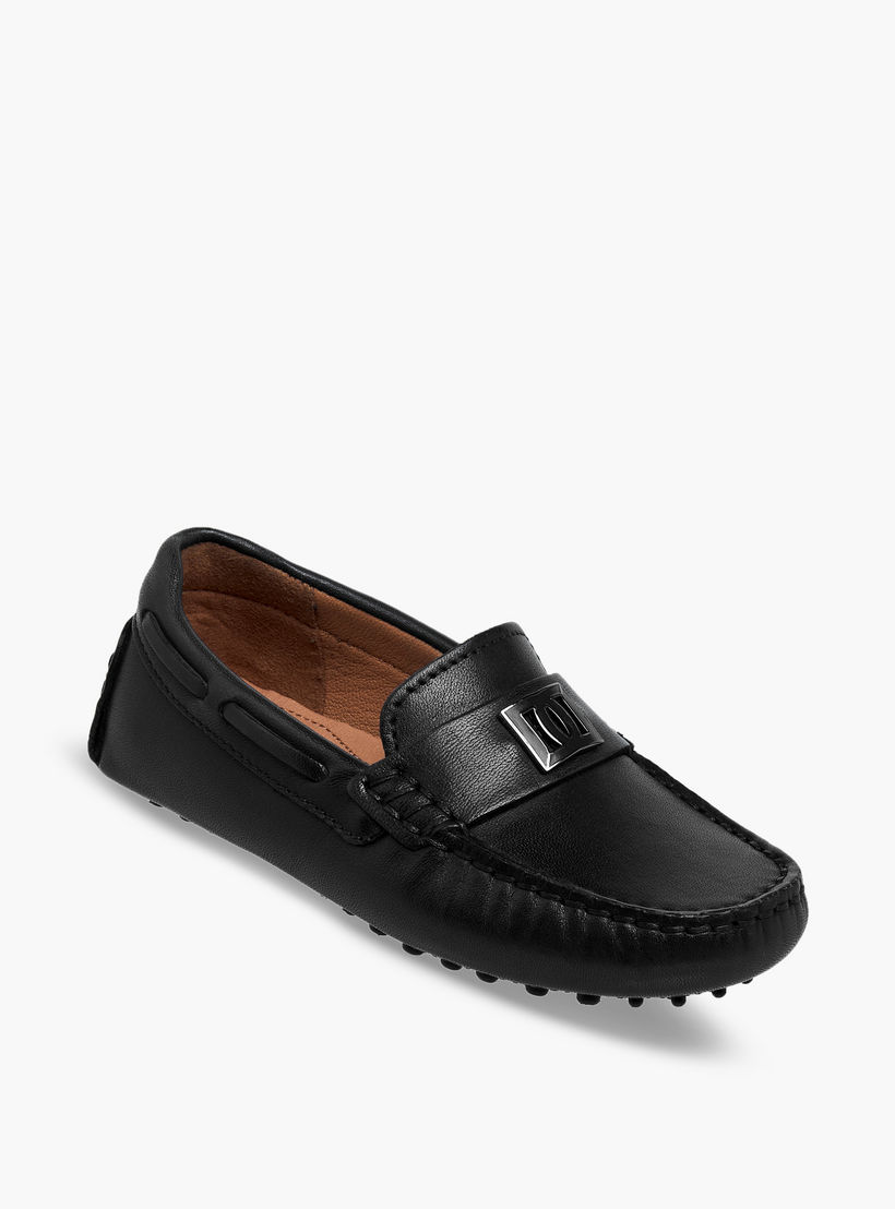 حذاء موكاسين جلد سهل الارتداء للأولاد من مستر دوتشيني-boys-shoes-loafers-image-3