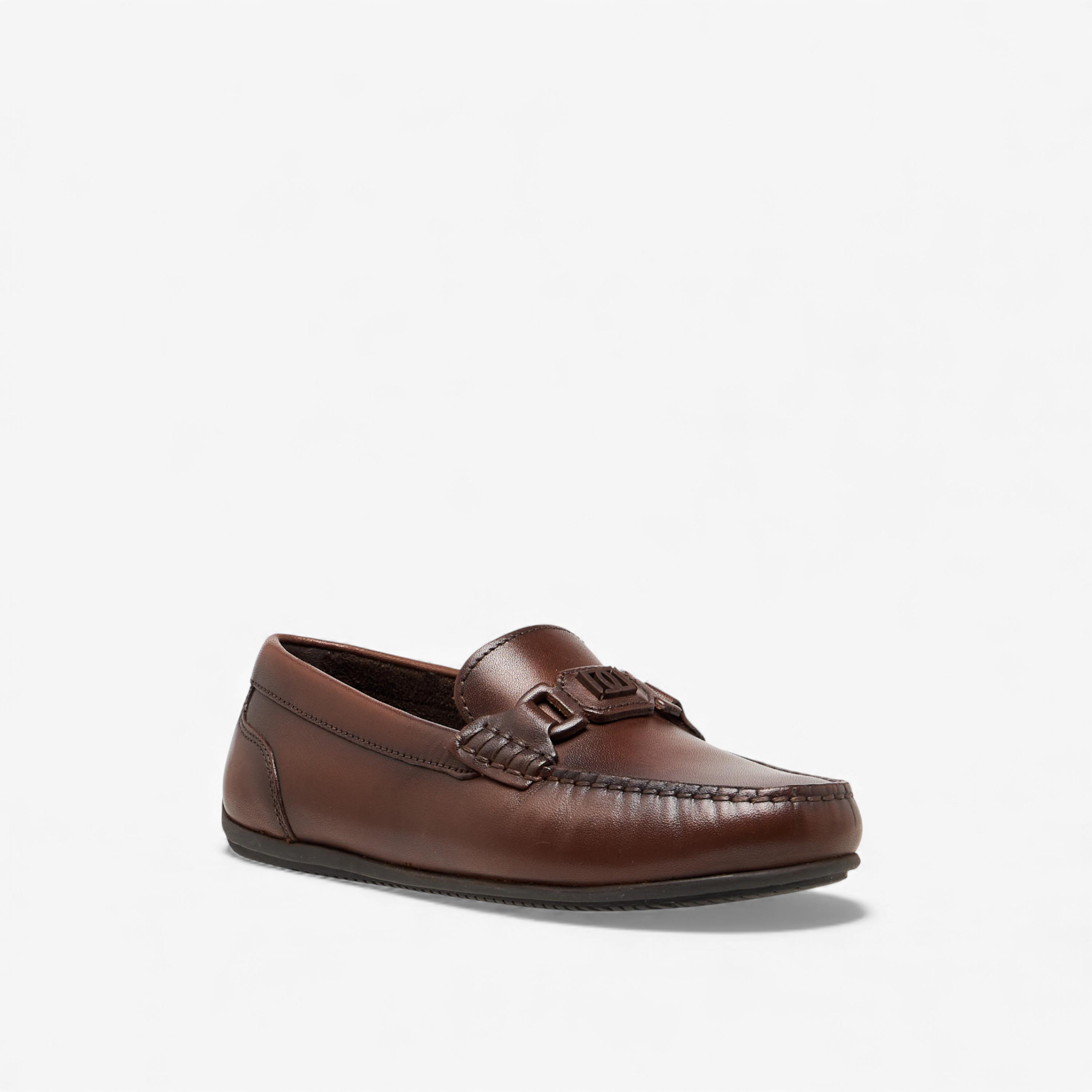 Mister Duchini Boys Leather Slip-On Moccasins-boys-shoes-loafers-image-2
