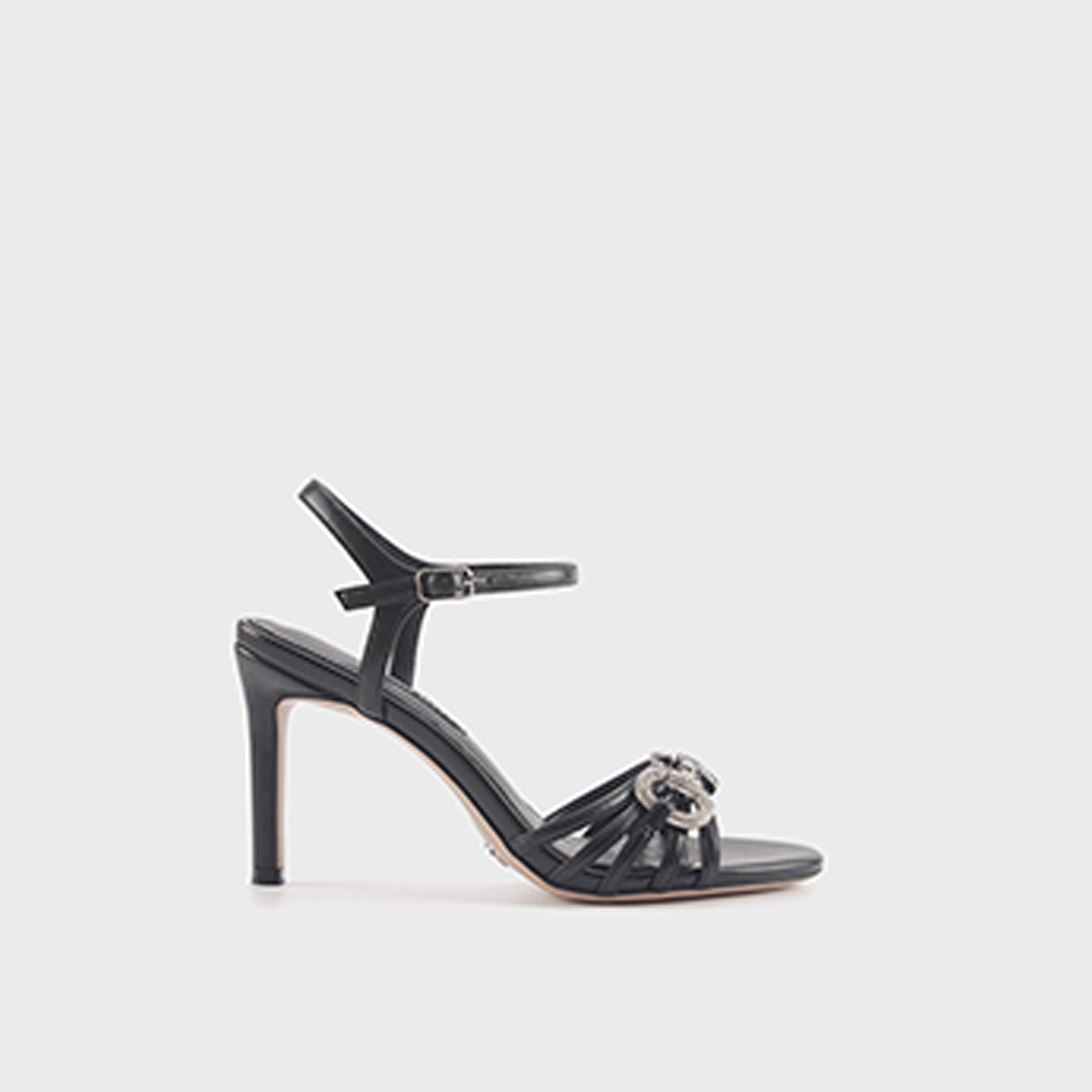 Nine West Women's Buckle Strap Lenna 5FX Stiletto Heels | LENNA 5FX-women-shoes-sandals-heeled-image-2