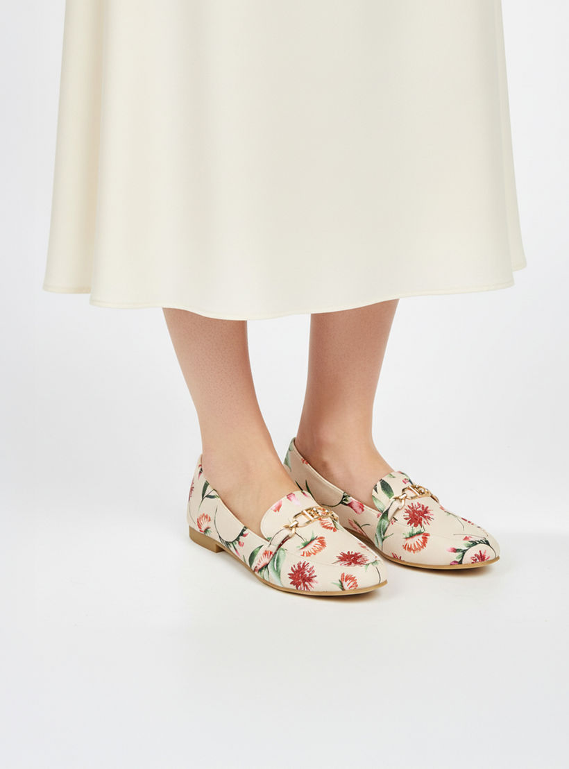 حذاء لوفرز بطبعات زهرية للنساء من فلورا بيلا-women-shoes-flats-loafers-image-2
