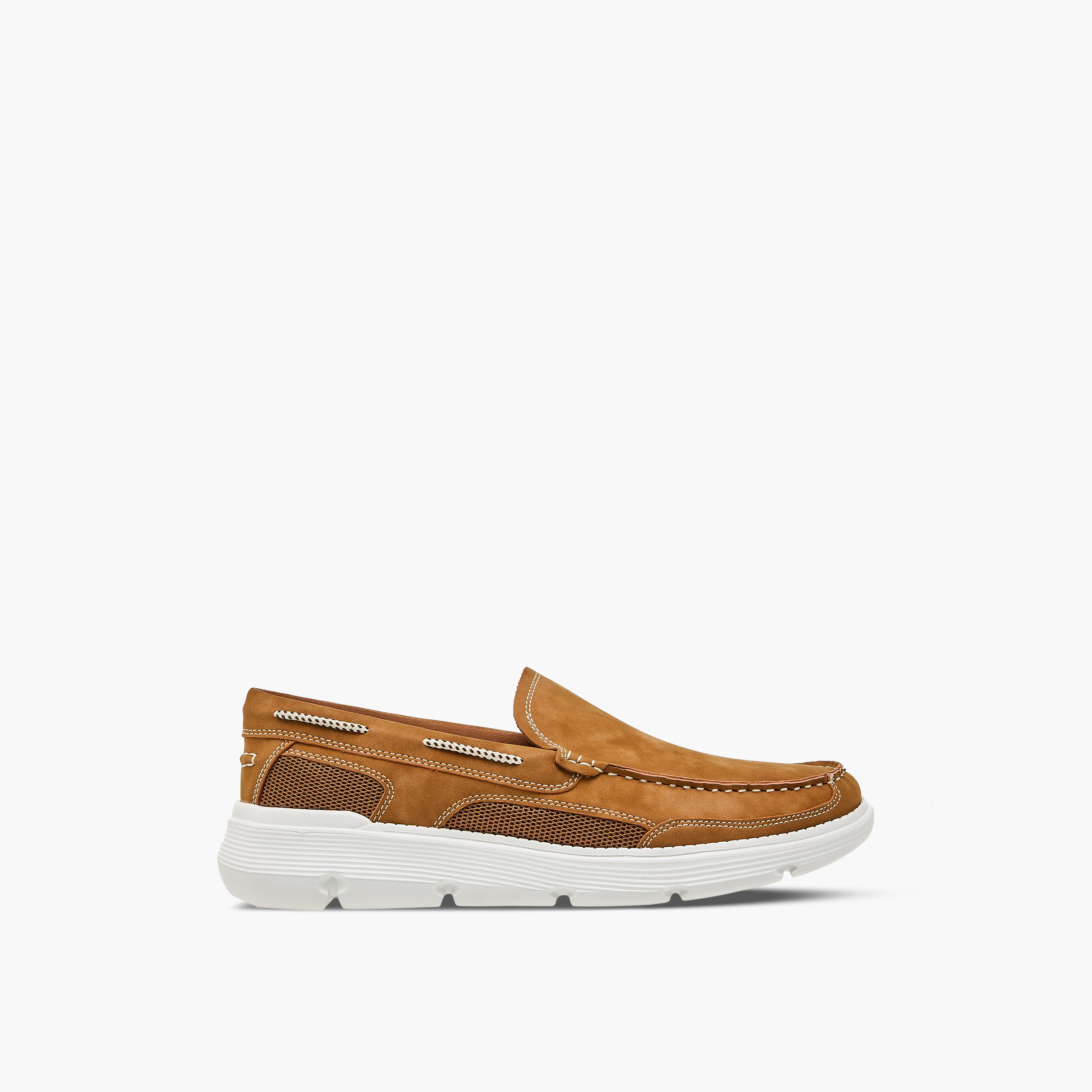 LBL by Shoexpress Textured Slip-On Moccasins-men-shoes-loafersandmoccasins-image-3