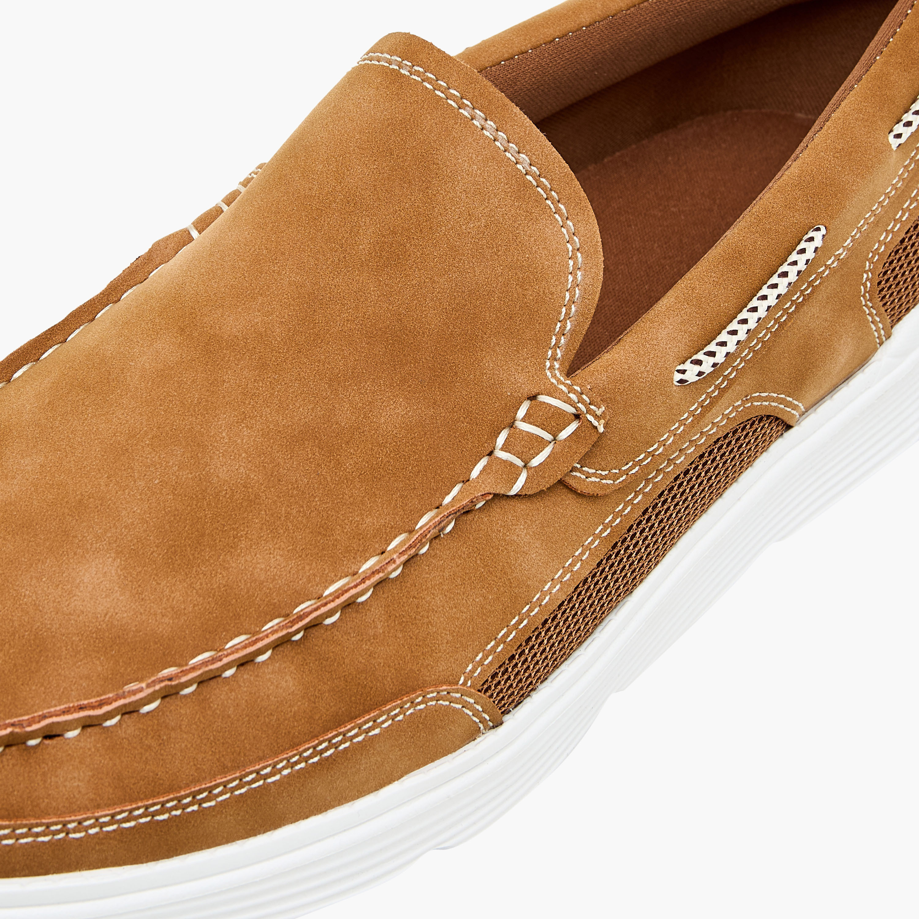 LBL by Shoexpress Textured Slip-On Moccasins-men-shoes-loafersandmoccasins-image-4
