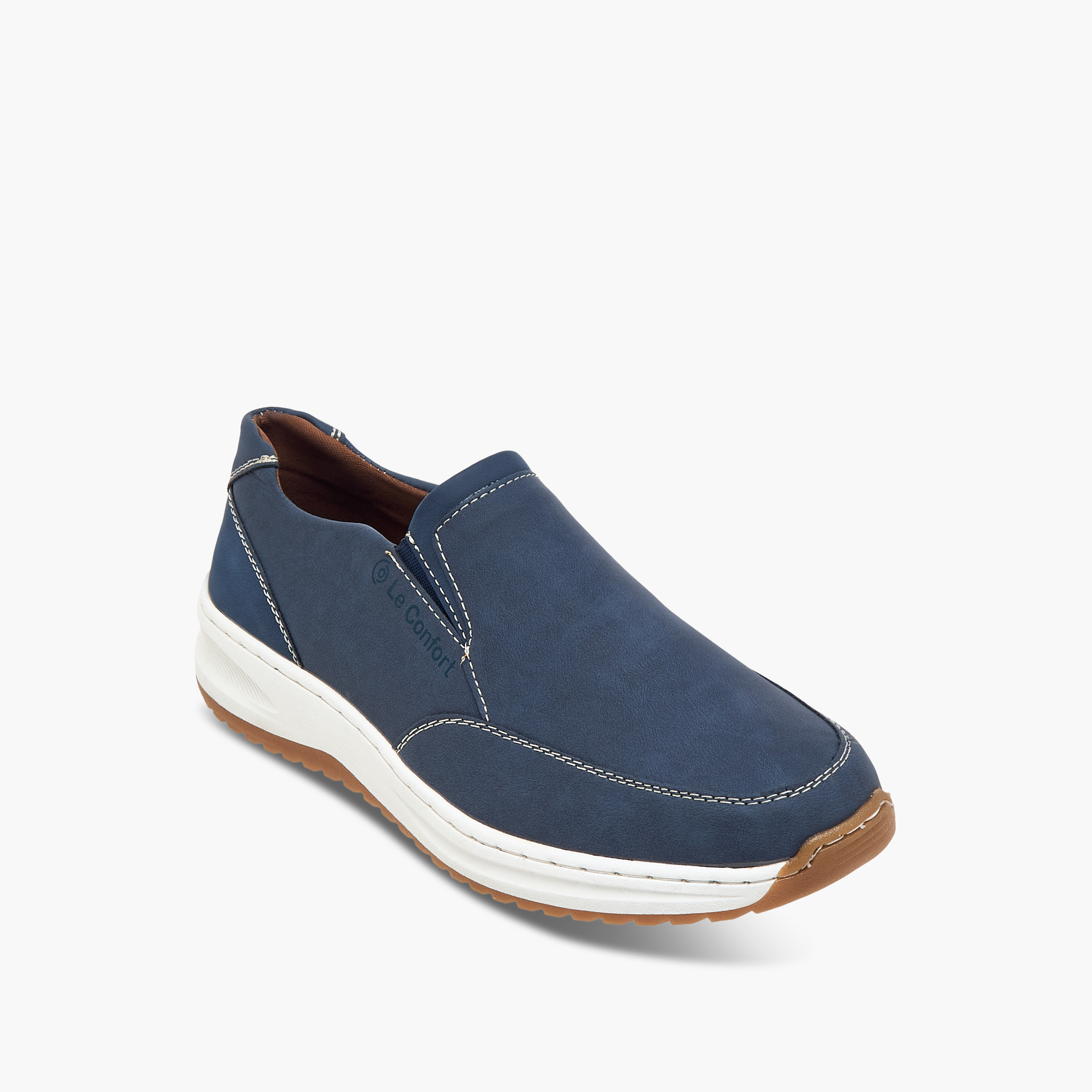 حذاء سهل الارتداء مريح سادة من لو كونفورت-men-shoes-loafersandmoccasins-image-8