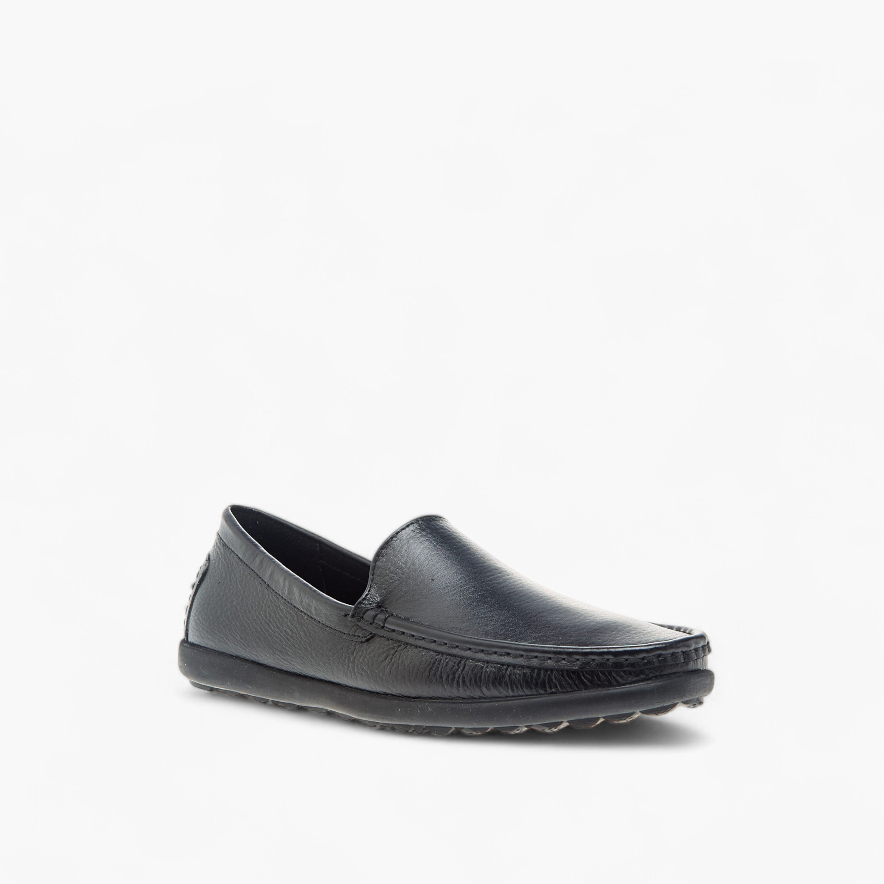 LBL by Shoexpress Textured Slip-On Moccasins-men-shoes-loafersandmoccasins-image-2