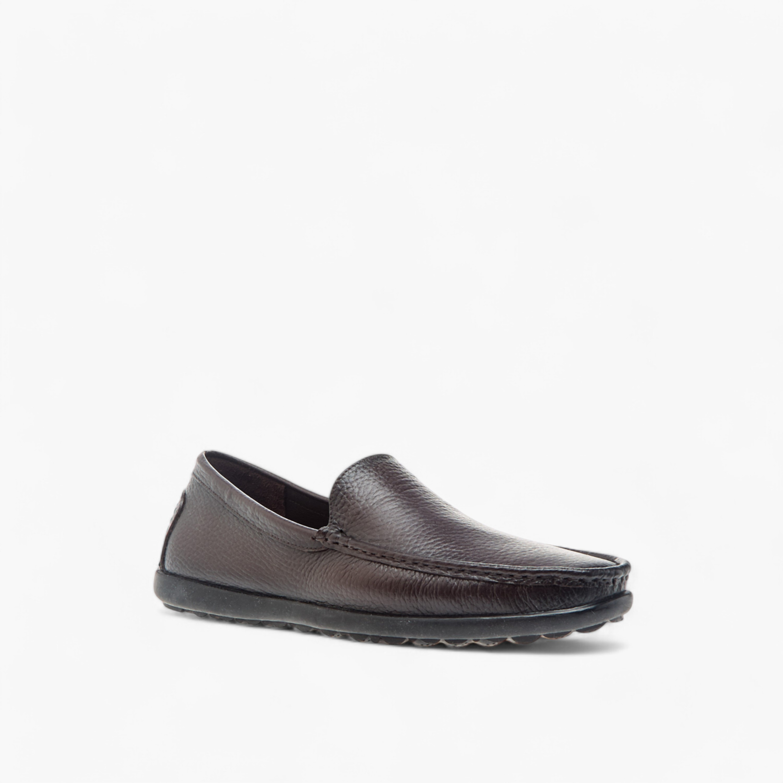 LBL by Shoexpress Textured Slip-On Moccasins-men-shoes-loafersandmoccasins-image-2