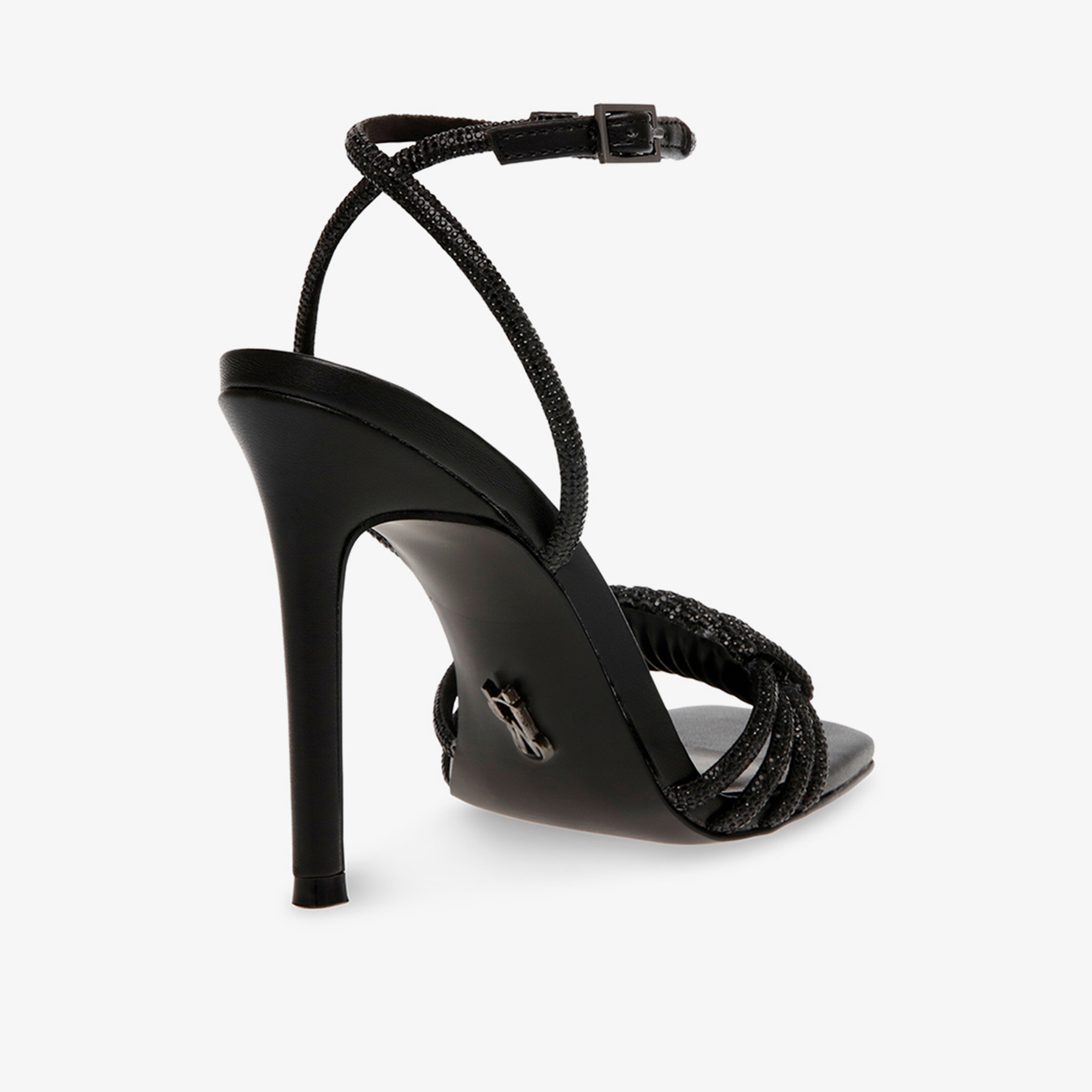 Steve madden ankle outlet strap black stilettos