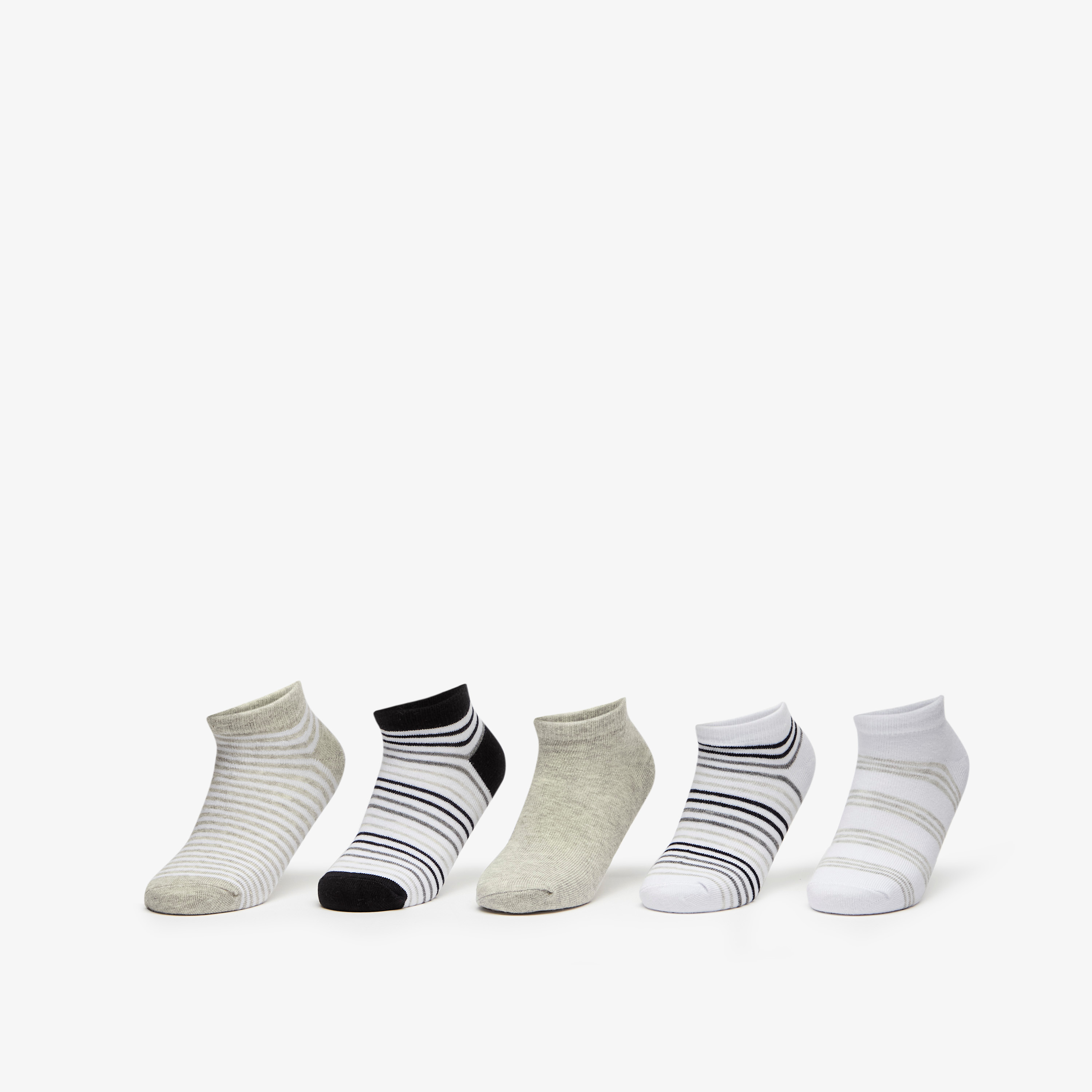 Assorted Ankle Length Socks - Set of 5-girls-accessories-socks-image-1