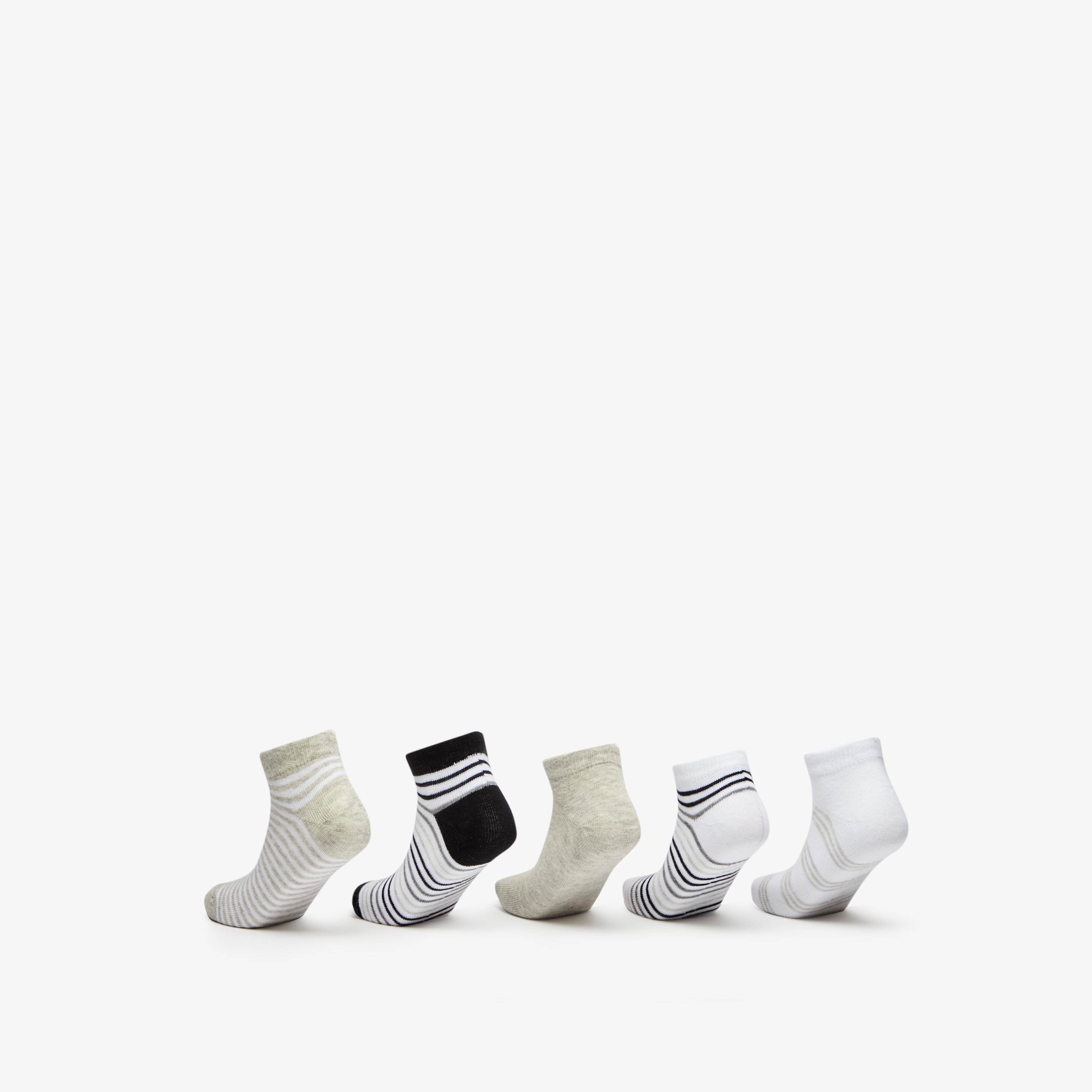 Assorted Ankle Length Socks - Set of 5-girls-accessories-socks-image-2