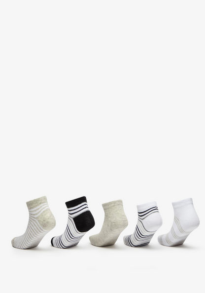 Assorted Ankle Length Socks - Set of 5-Boy%27s Socks-image-1