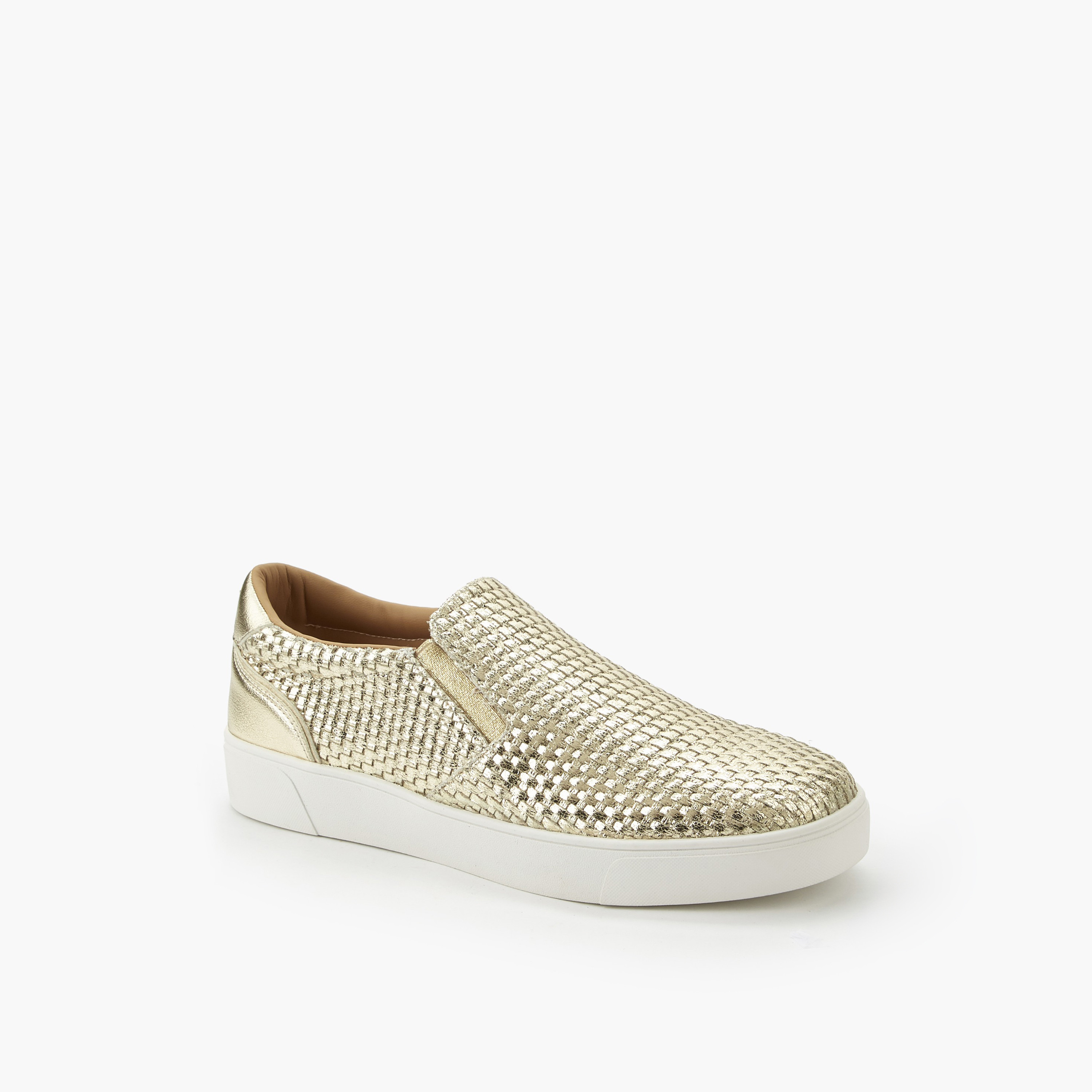 Celeste Women Textured Slip-On Sneakers-women-shoes-sneakers-image-2