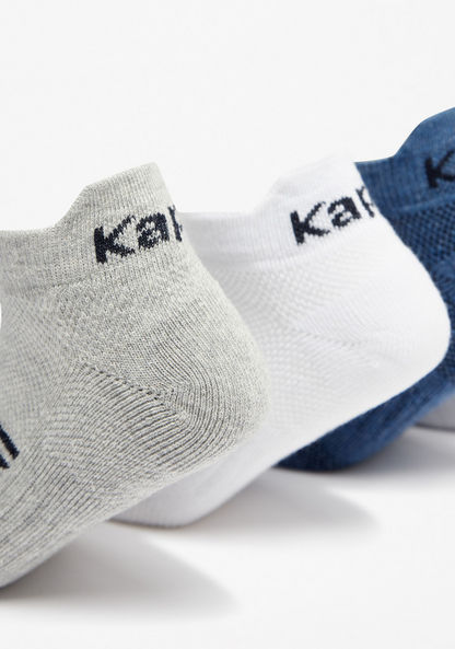 Kappa Logo Print Ankle Length Socks - Set of 5-Boy%27s Socks-image-1