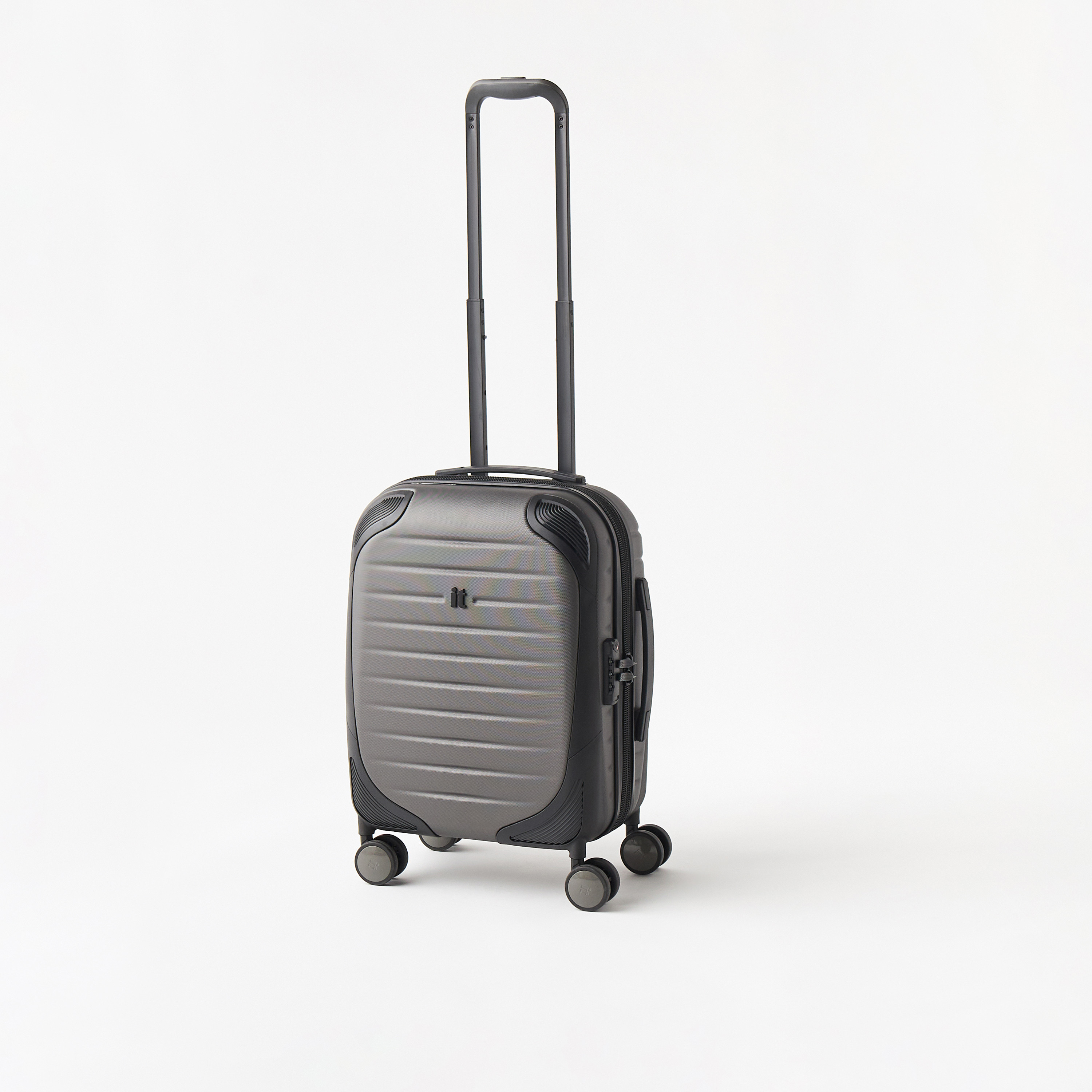 IT Textured Hardcase Trolley Bag with Retractable Handle-travel-luggagesandbags-luggage-image-2