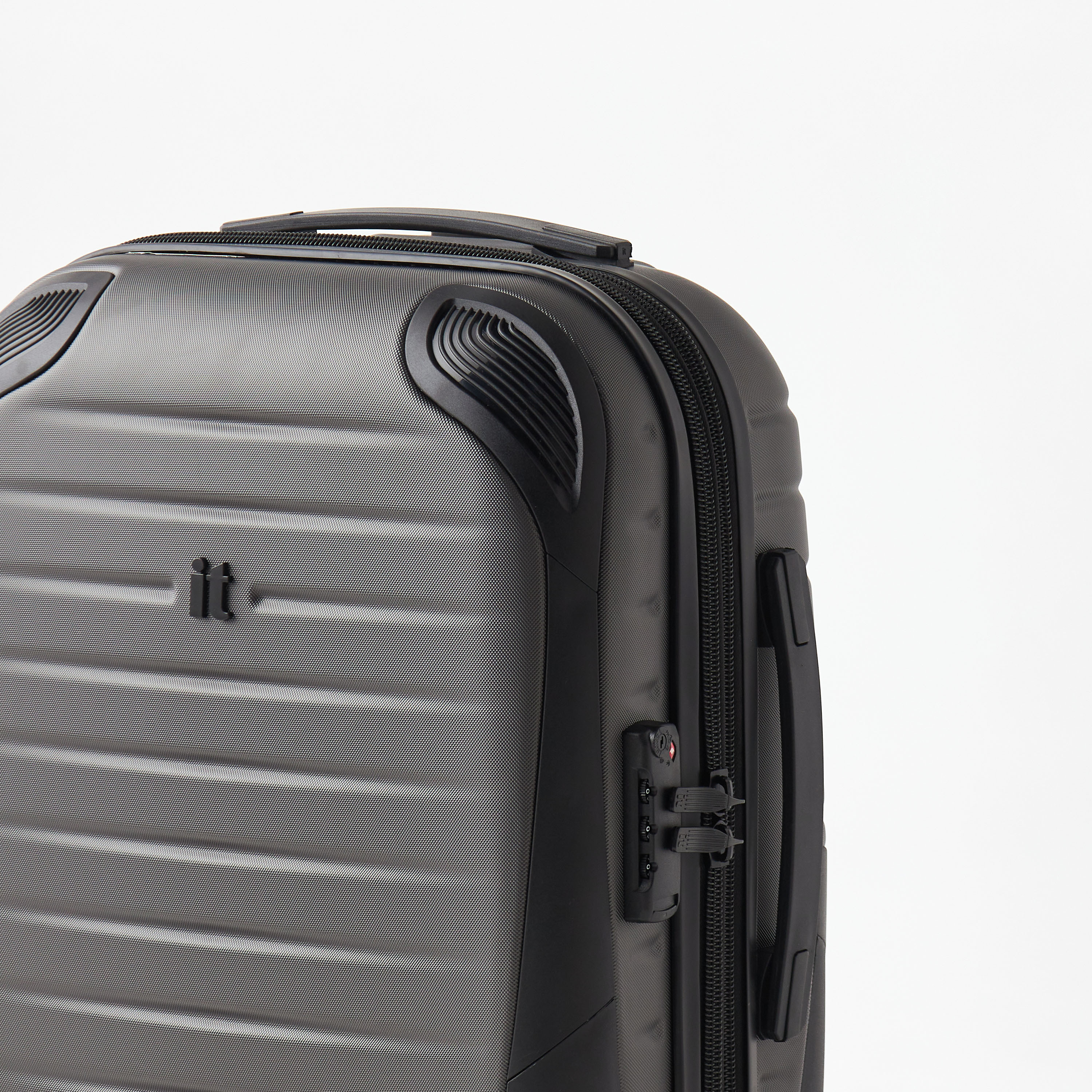 IT Textured Hardcase Trolley Bag with Retractable Handle-travel-luggagesandbags-luggage-image-4