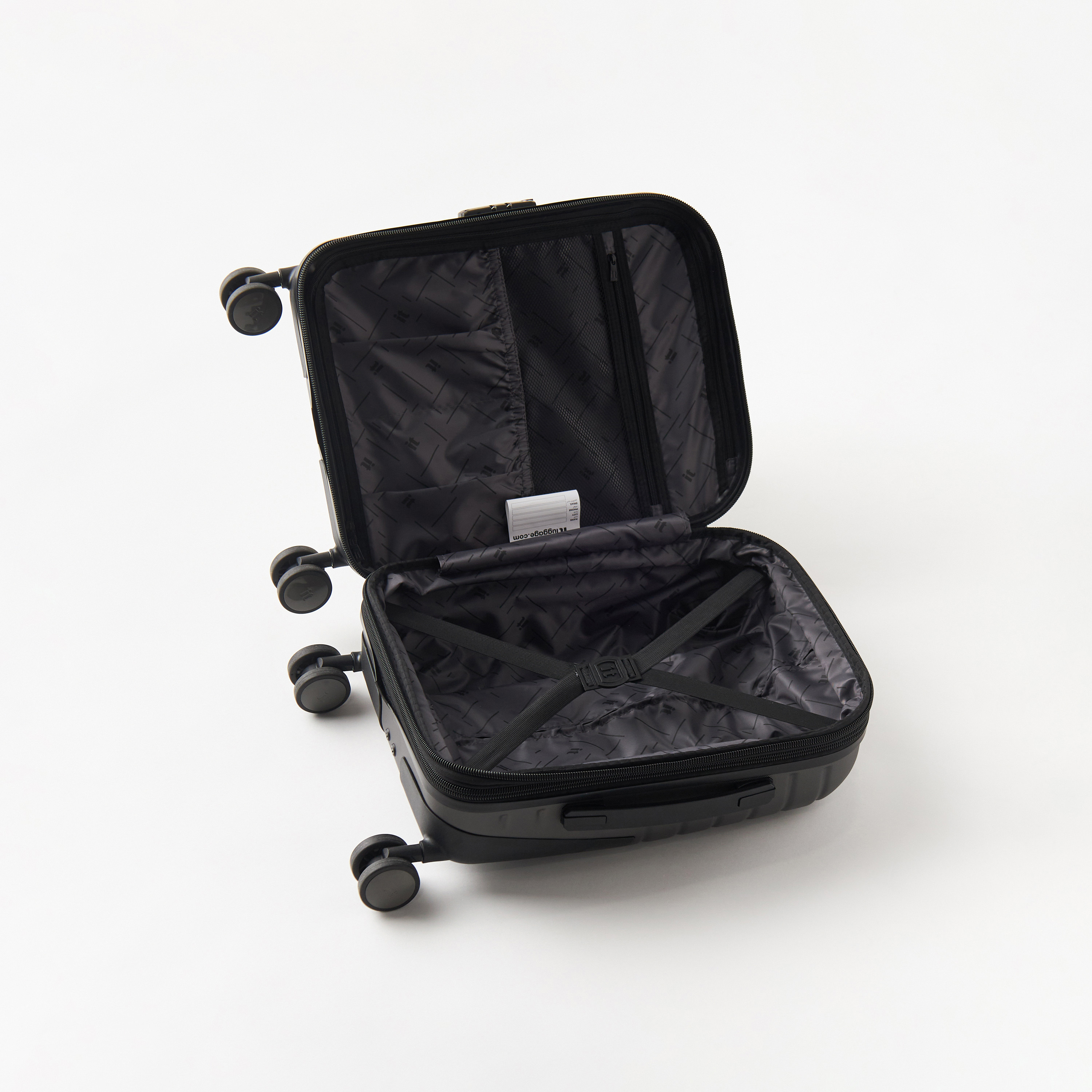 IT Textured Hardcase Trolley Bag with Retractable Handle-travel-luggagesandbags-luggage-image-5