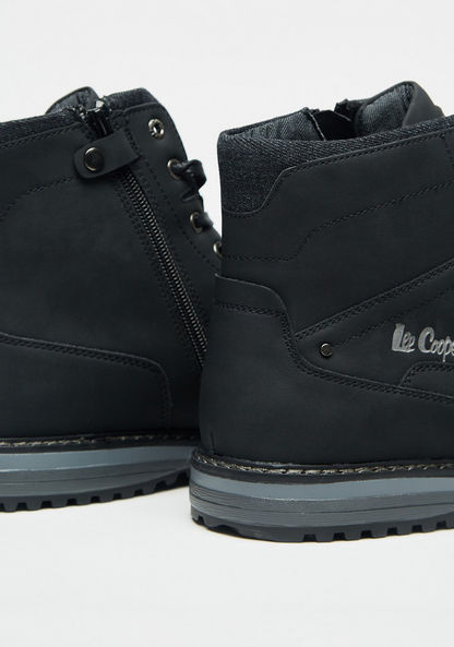 Lee Cooper Men's Chukka Boots with Zip Closure-Men%27s Boots-image-3