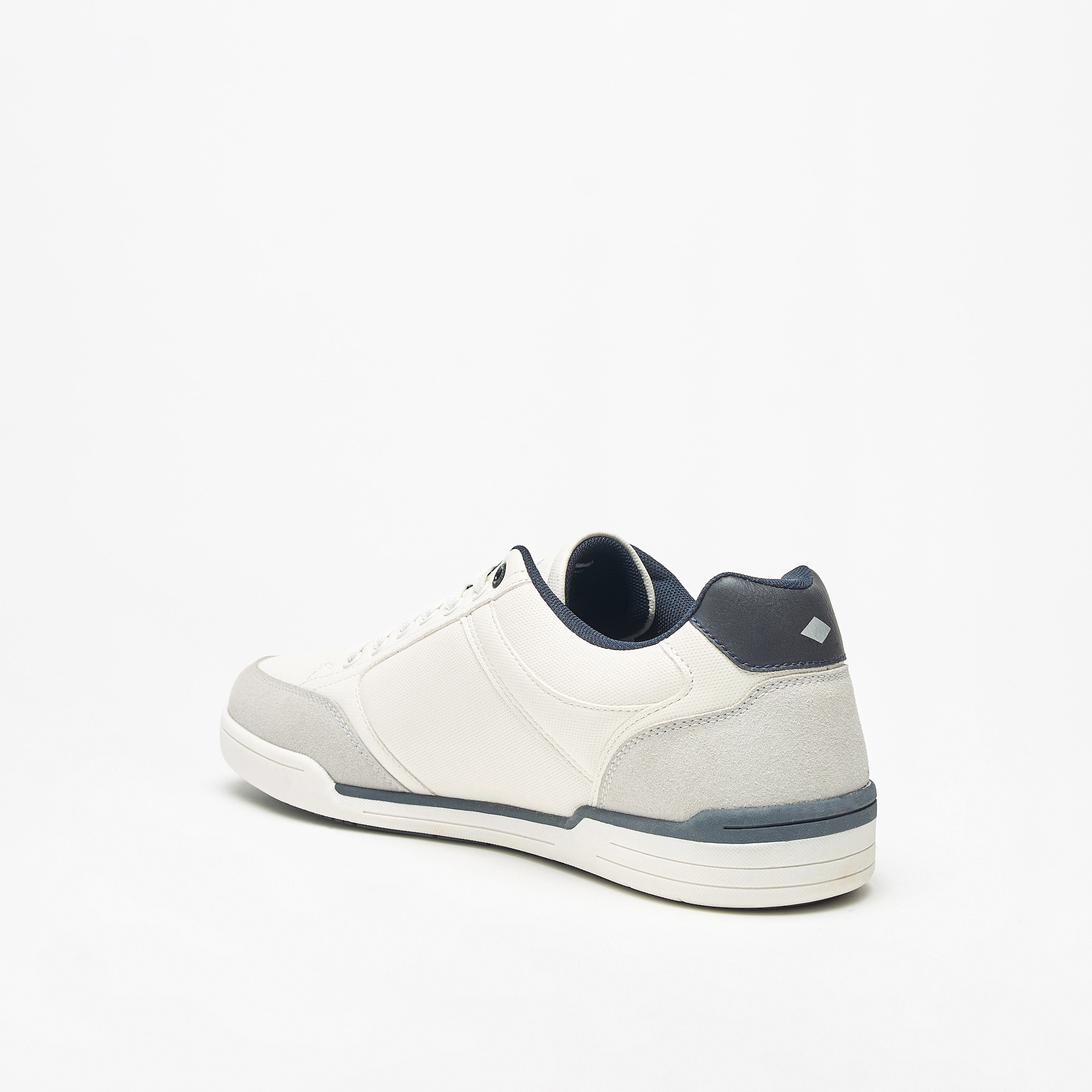 Lee Cooper Men's Logo Detail Sneakers with Lace-Up Closure-men-shoes-sneakers-image-2