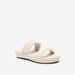 Le Confort Textured Slip-On Sandals-Women%27s Flat Sandals-thumbnail-0
