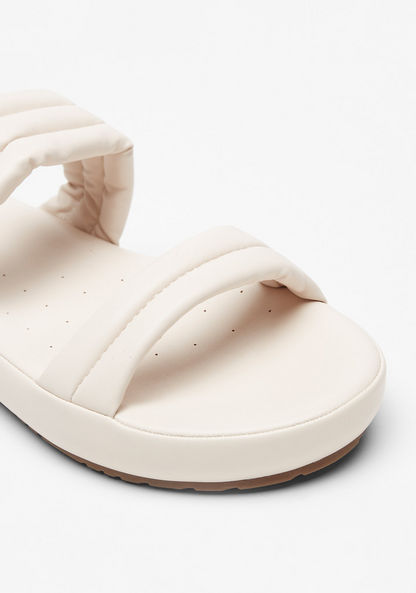 Le Confort Textured Slip-On Sandals-Women%27s Flat Sandals-image-6