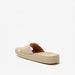 Le Confort Buckle Accented Slip-On Flatform Heels Sandals-Women%27s Heel Sandals-thumbnailMobile-1