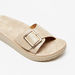 Le Confort Buckle Accented Slip-On Flatform Heels Sandals-Women%27s Heel Sandals-thumbnail-4