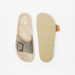 Le Confort Buckle Accented Slip-On Flatform Heels Sandals-Women%27s Heel Sandals-thumbnailMobile-3