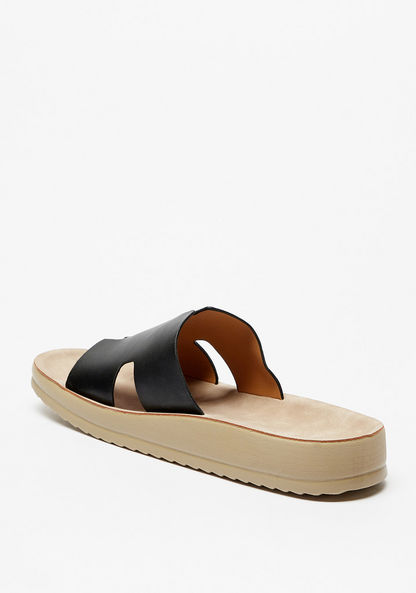 Le Confort Solid Slip-On Sandals-Women%27s Flat Sandals-image-1