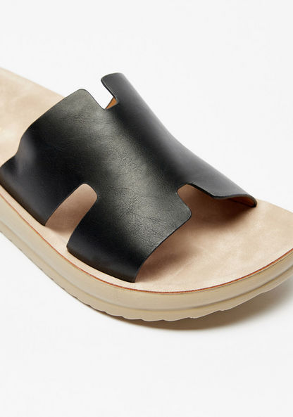 Le Confort Solid Slip-On Sandals-Women%27s Flat Sandals-image-4