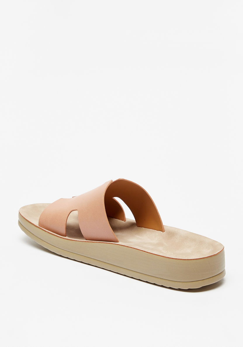 Le Confort Solid Slip-On Sandals-Women%27s Flat Sandals-image-1