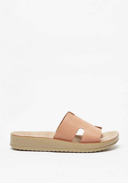 Le Confort Solid Slip-On Sandals-Women%27s Flat Sandals-image-2
