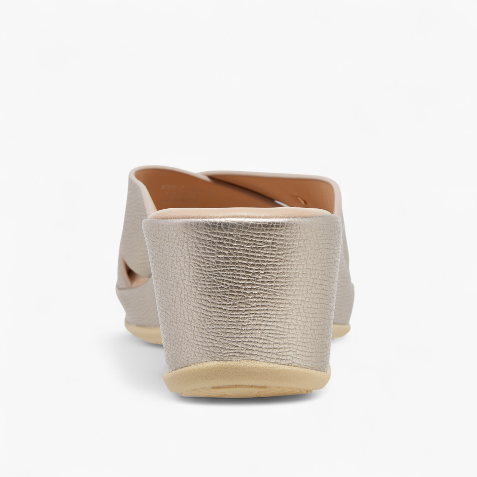 Le Confort Solid Cross Strap Slip-On Sandals with Wedge Heels-women-shoes-sandals-heeled-image-5