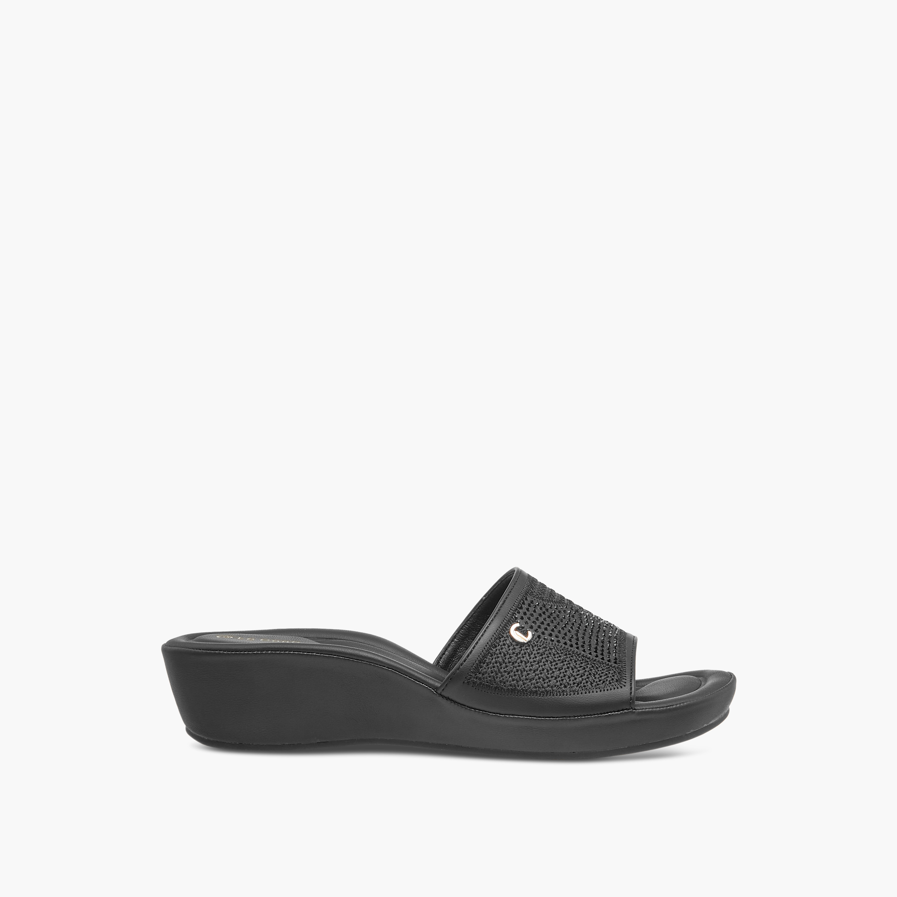 صندل مريح سهل الارتداء مزين بكعب ويدج من لو كونفورت-women-shoes-sandals-heeled-image-3
