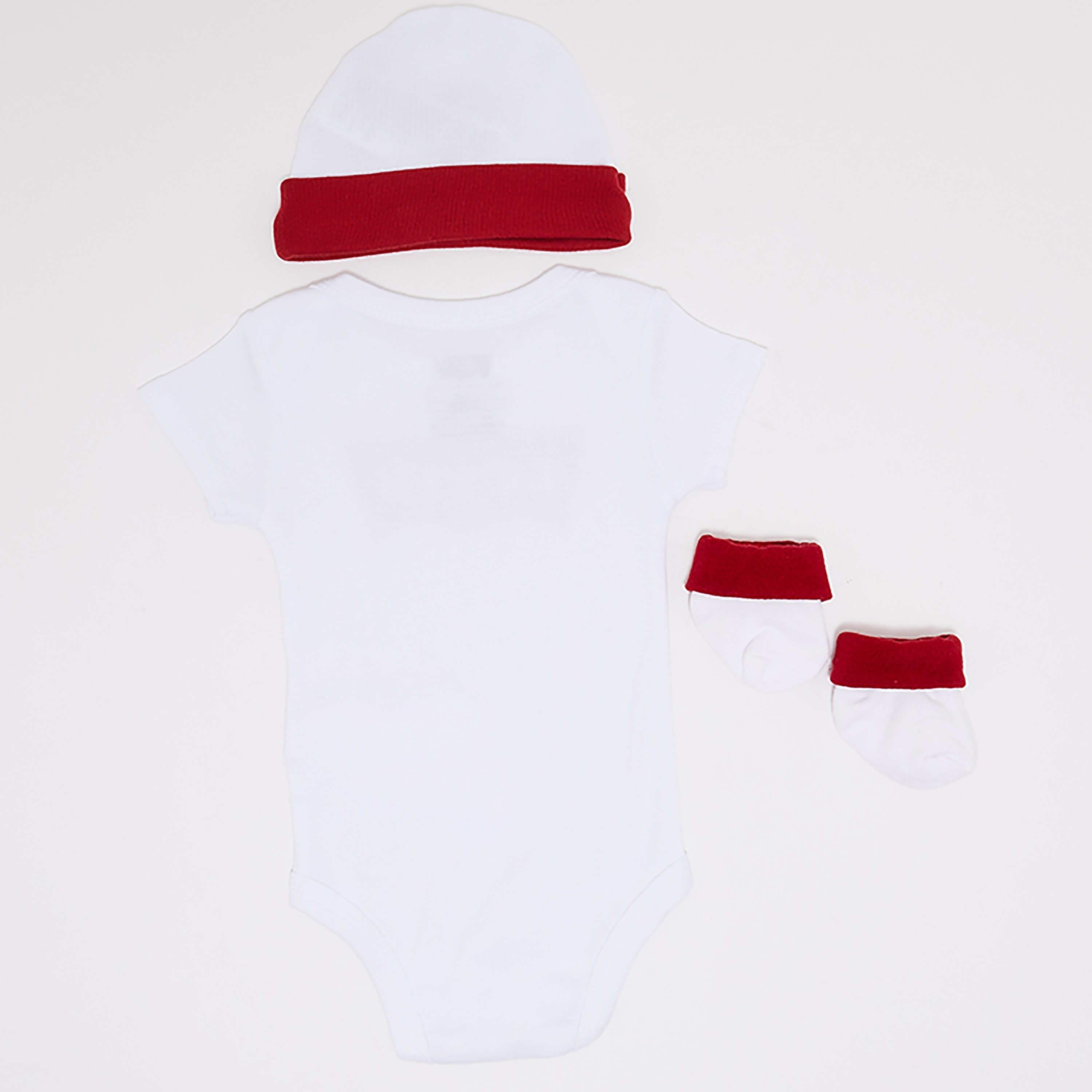 بودي سوت مطبوعة بأكمام طويلة وقبعة مع زوج الجوارب الطويلة 3 قطع من ليفايس-baby-girls-clothing-setsandcoords-image-2