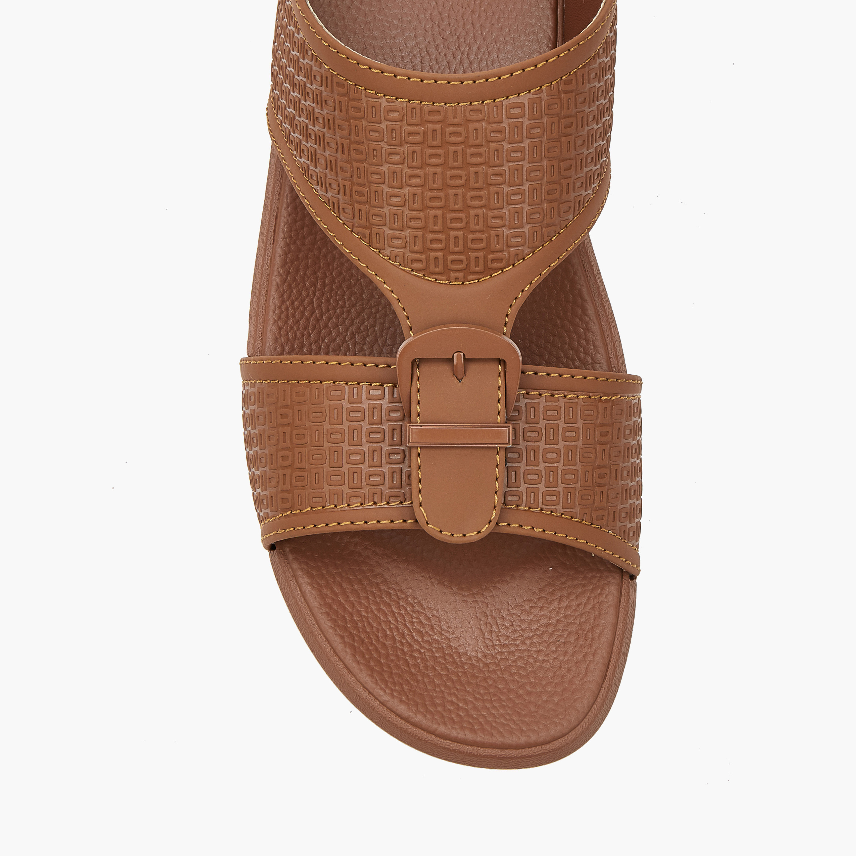 Al Waha Men Buckle Detail Arabic Sandals-men-shoes-sandals-image-4