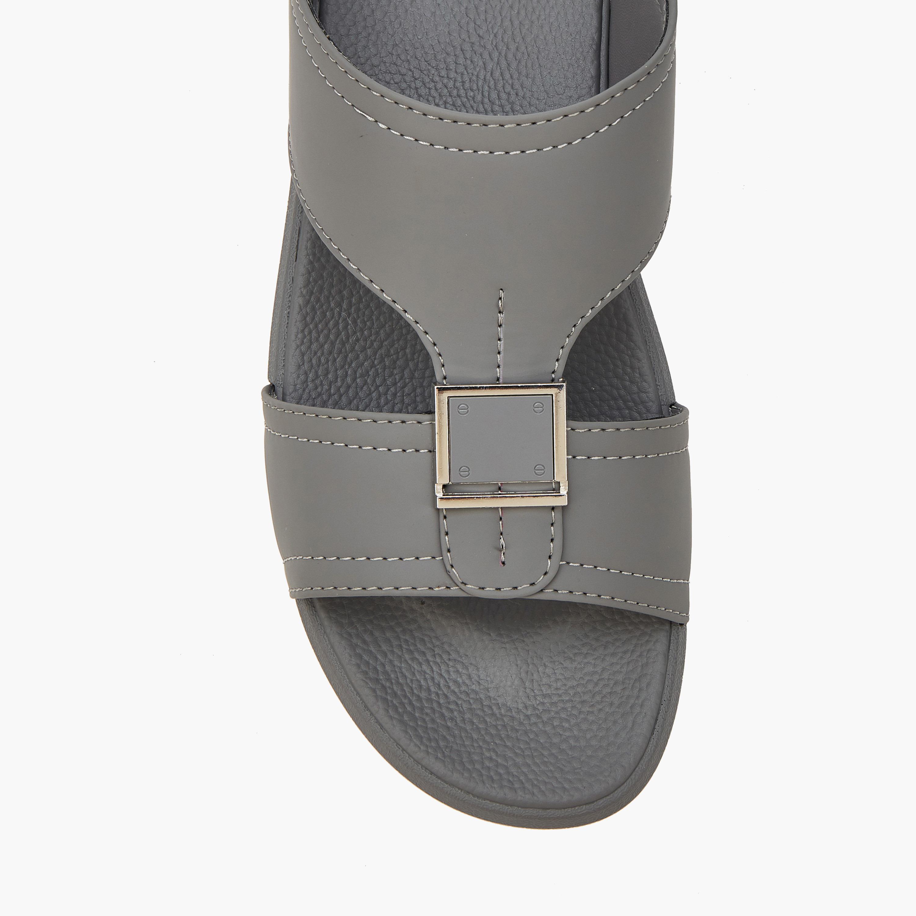 Al Waha Men Buckle Detail Arabic Sandals-men-shoes-sandals-image-4