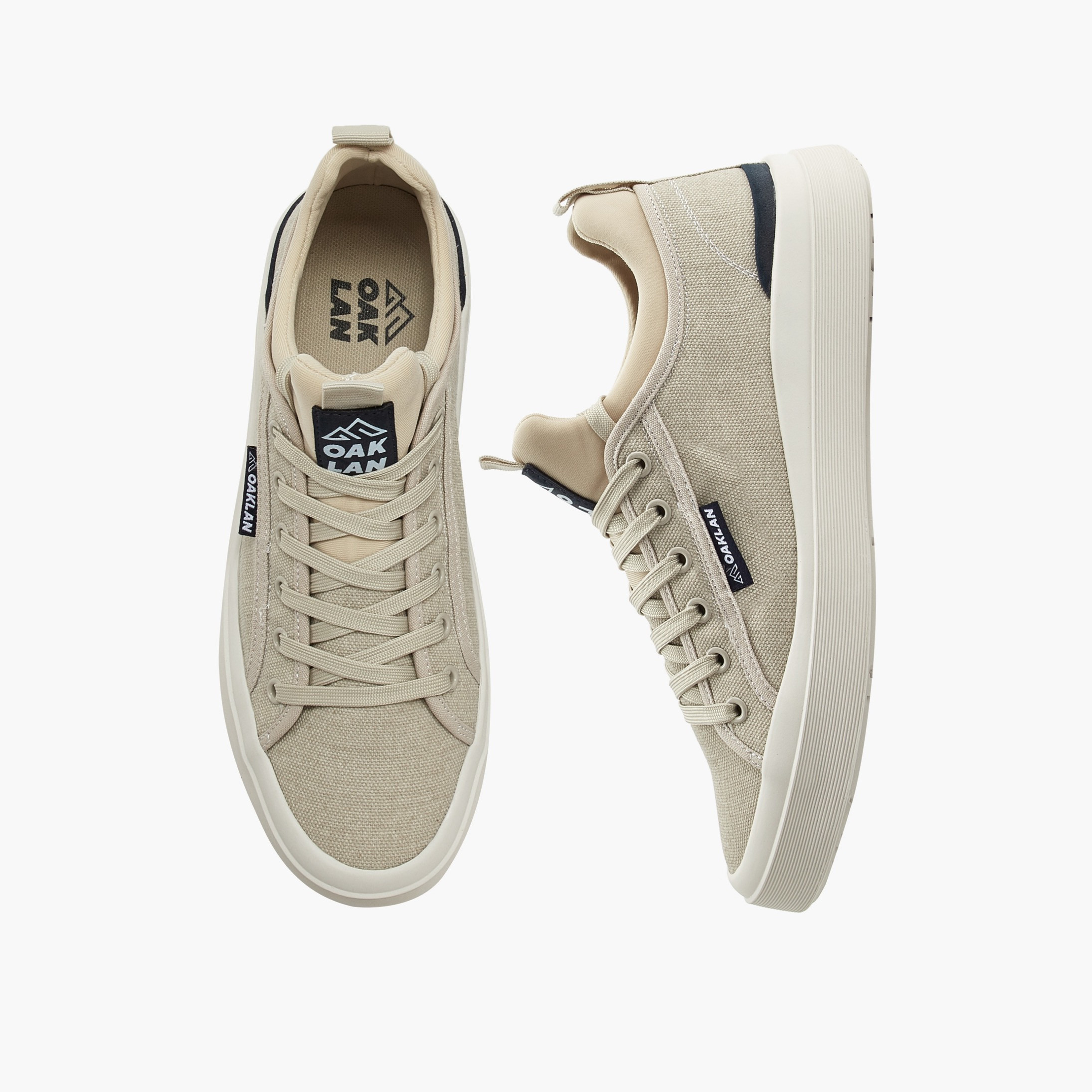Oaklan by Shoexpress Men Lace-Up Canvas Sneakers-men-shoes-sneakers-image-1