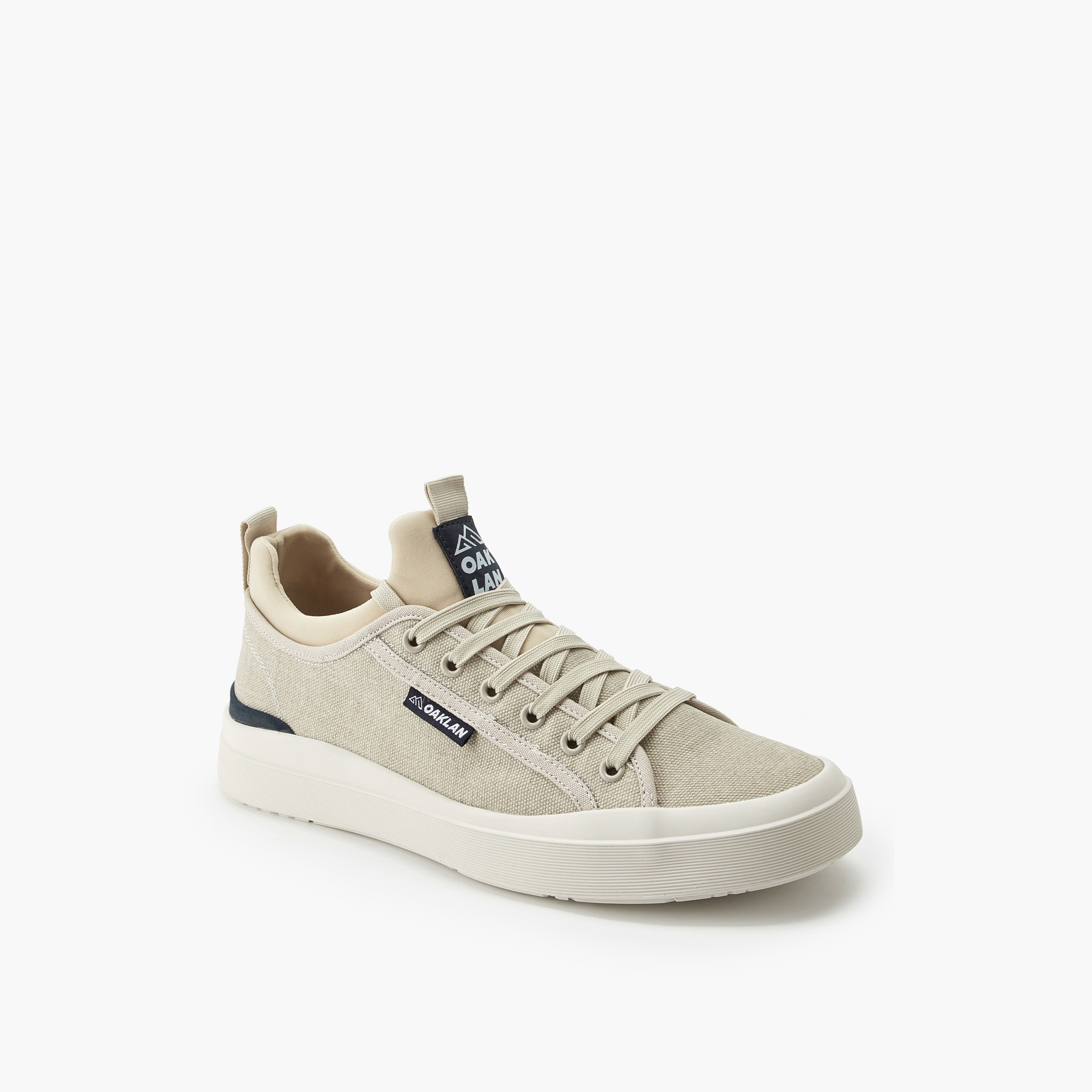 Oaklan by Shoexpress Men Lace-Up Canvas Sneakers-men-shoes-sneakers-image-2