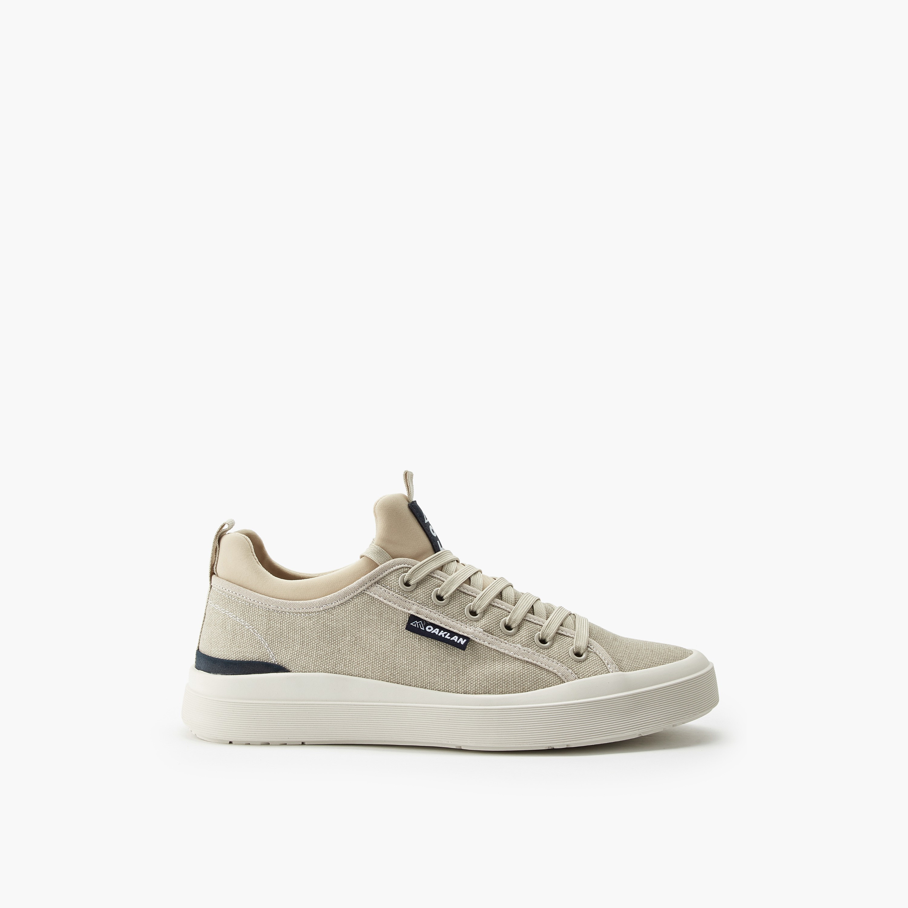 Oaklan by Shoexpress Men Lace-Up Canvas Sneakers-men-shoes-sneakers-image-3