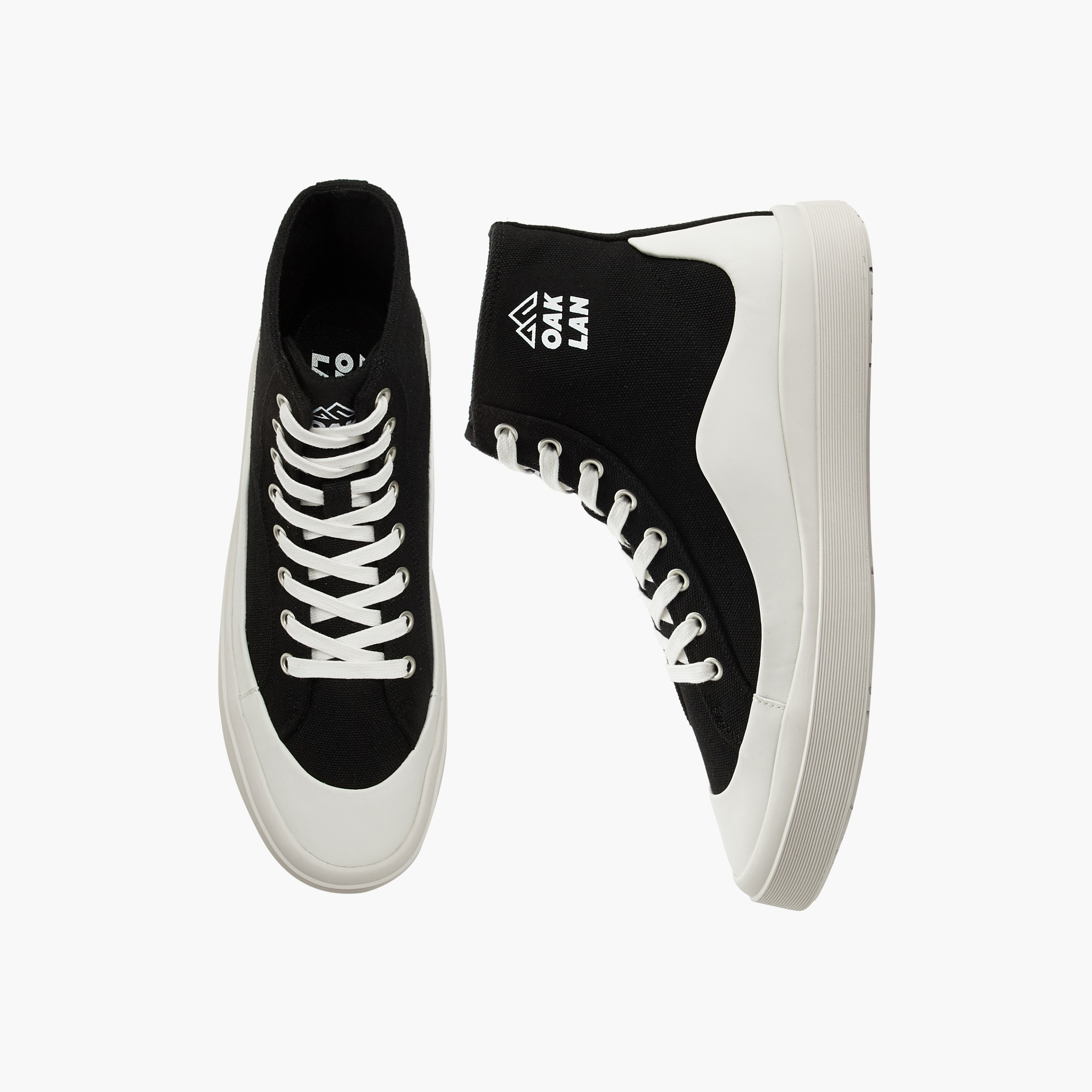 حذاء سنيكرز كانفاس  برباط للرجال من أوكلان باي شوإكسبرس-men-shoes-sneakers-image-5