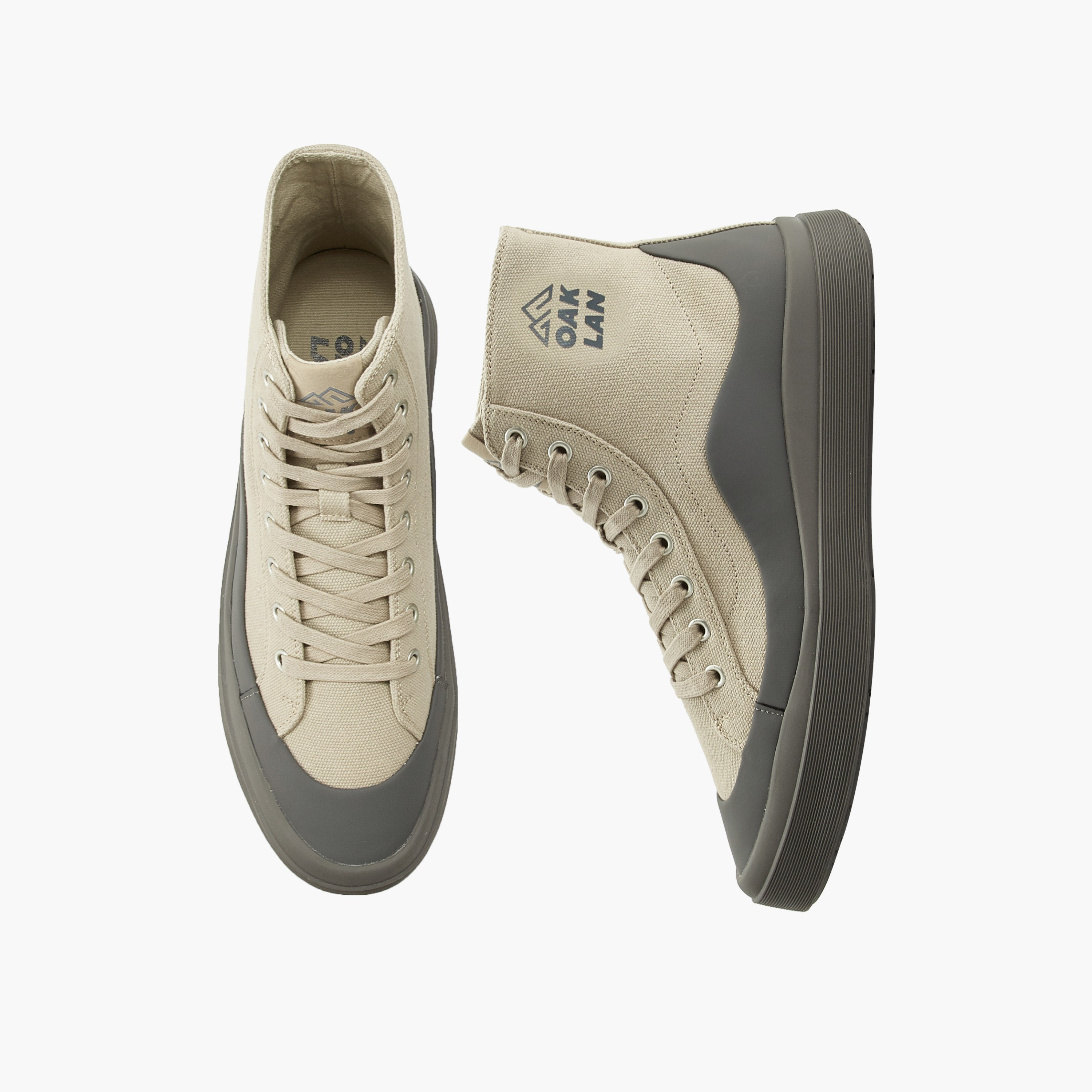 حذاء سنيكرز كانفاس  برباط للرجال من أوكلان باي شوإكسبرس-men-shoes-sneakers-image-1