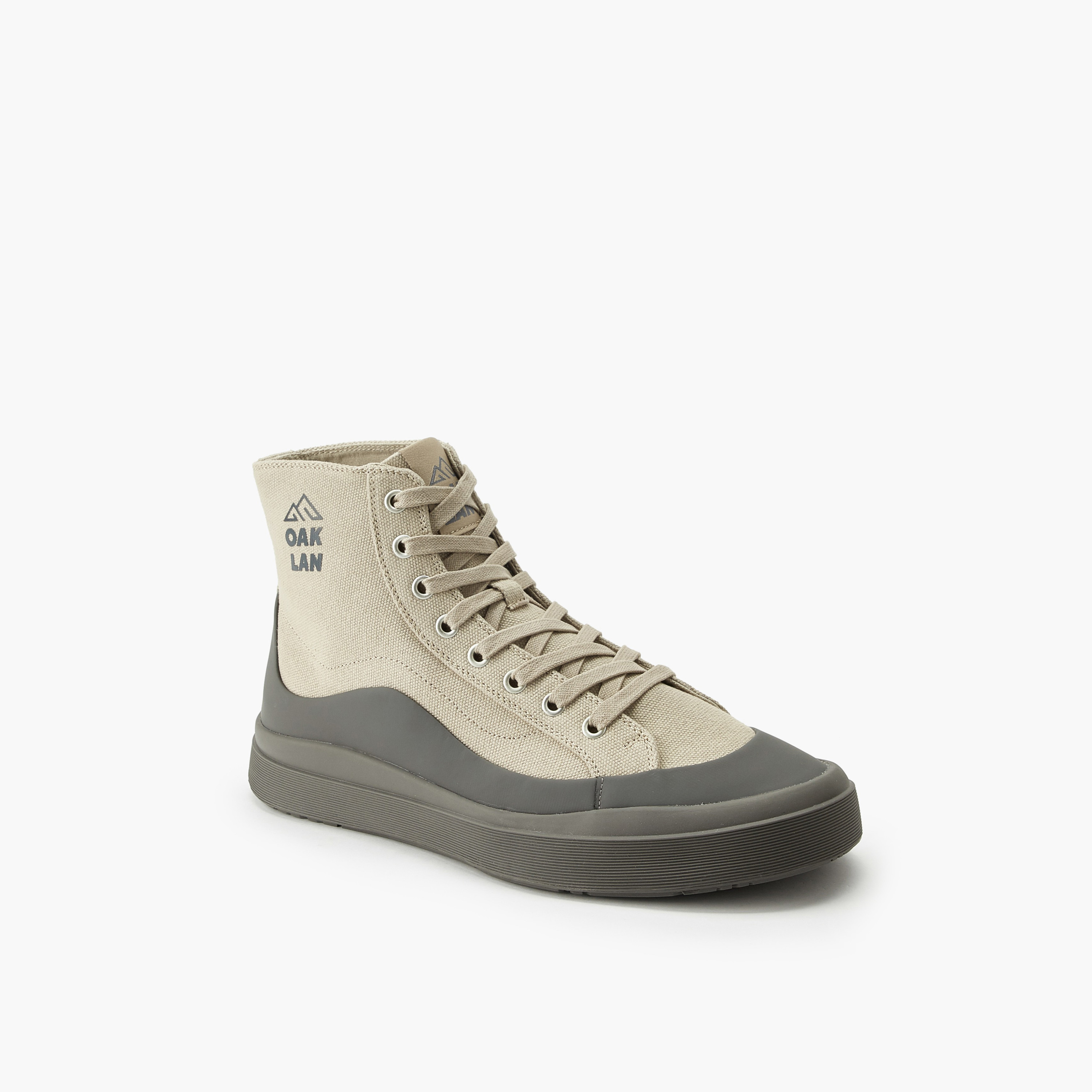 حذاء سنيكرز كانفاس  برباط للرجال من أوكلان باي شوإكسبرس-men-shoes-sneakers-image-2