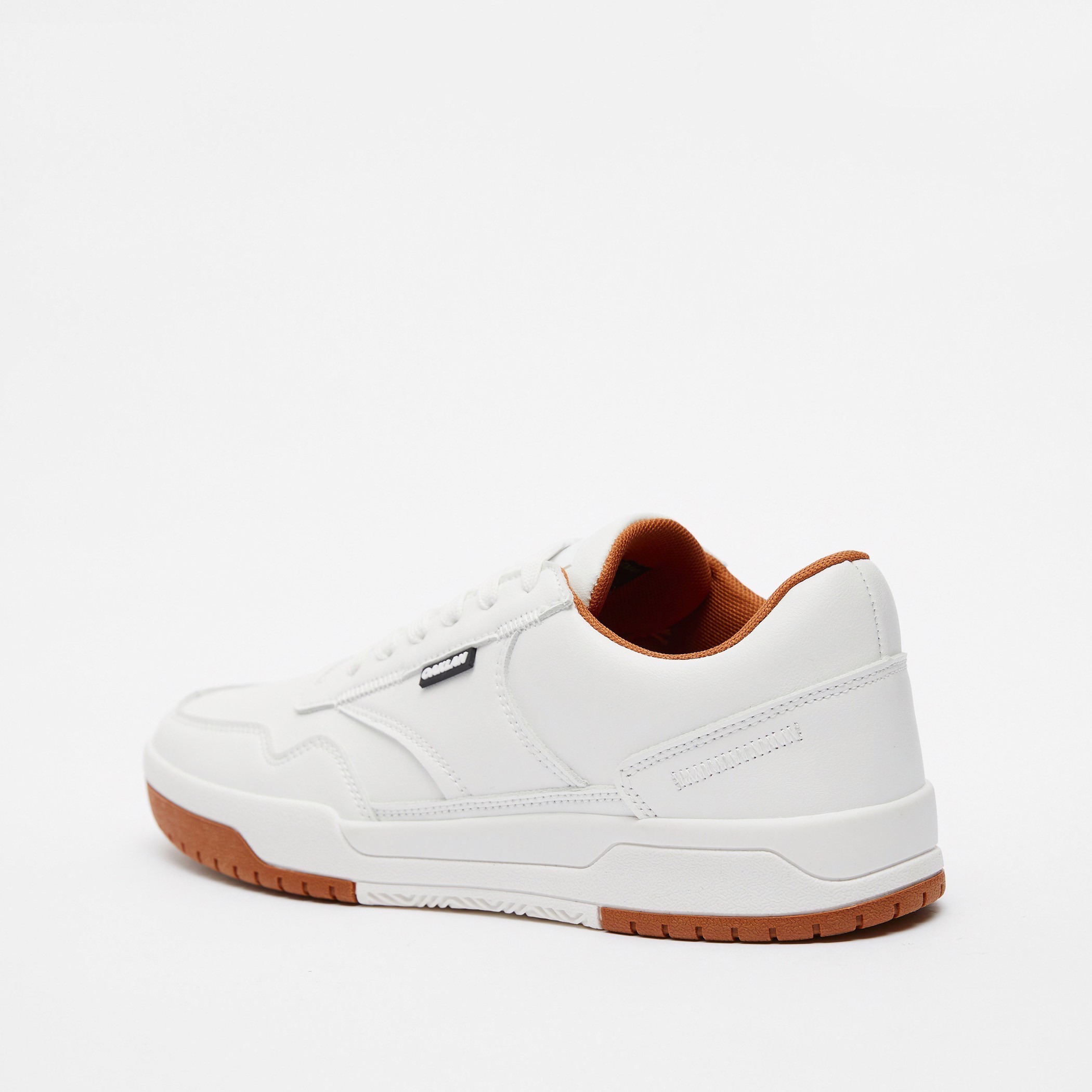 OAKLAN Lace-Up Low Ankle Sneakers with Stitch Detail-men-shoes-sneakers-image-3